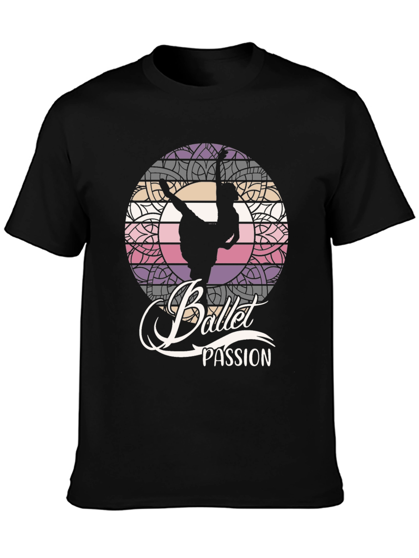 Ballet Passion T-Shirt - Dancer Mandala Tee