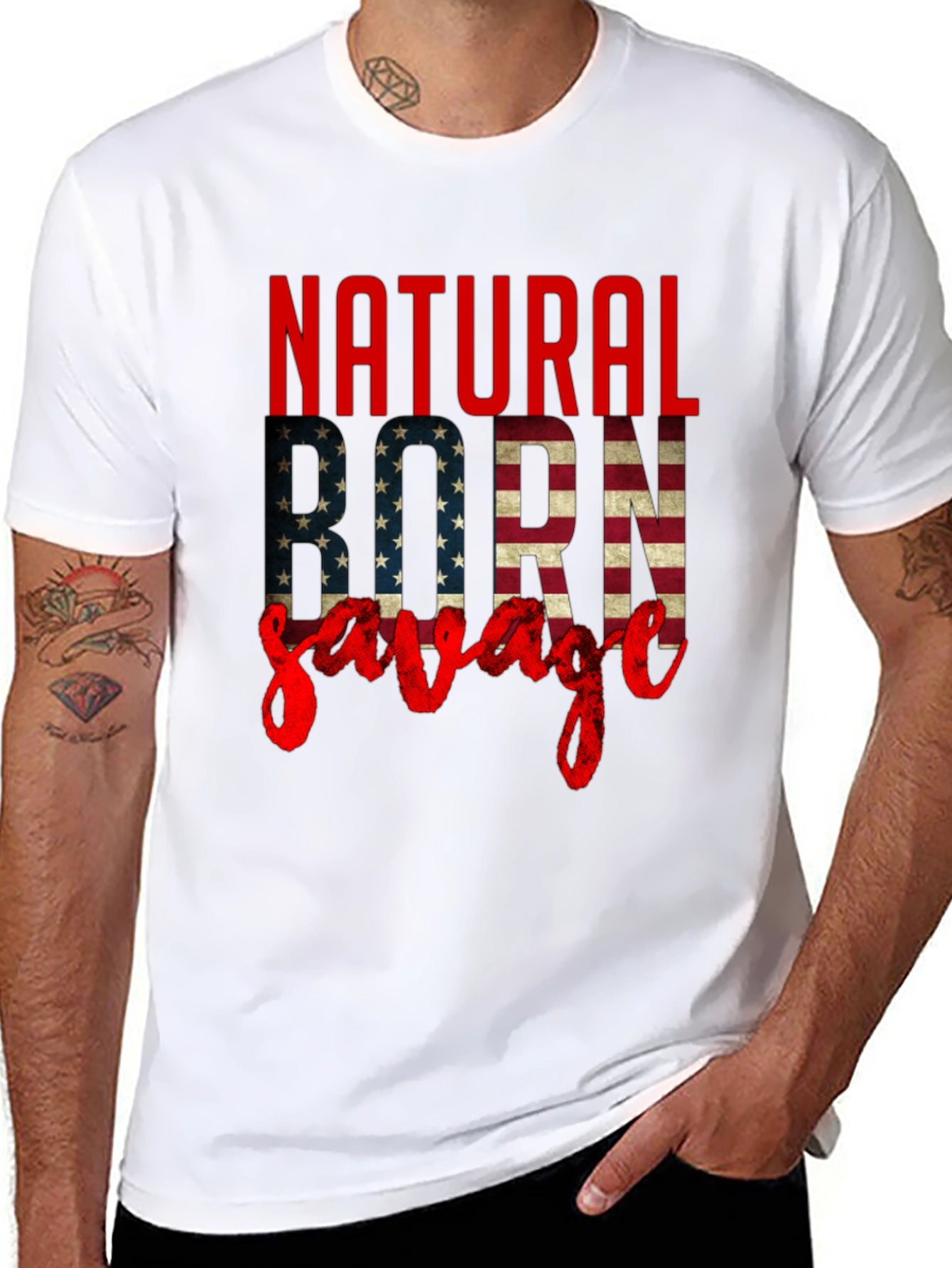 Natural Born Savage Graphic Tee