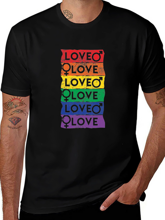 LGBTQ+ Pride Love Graphic Tee