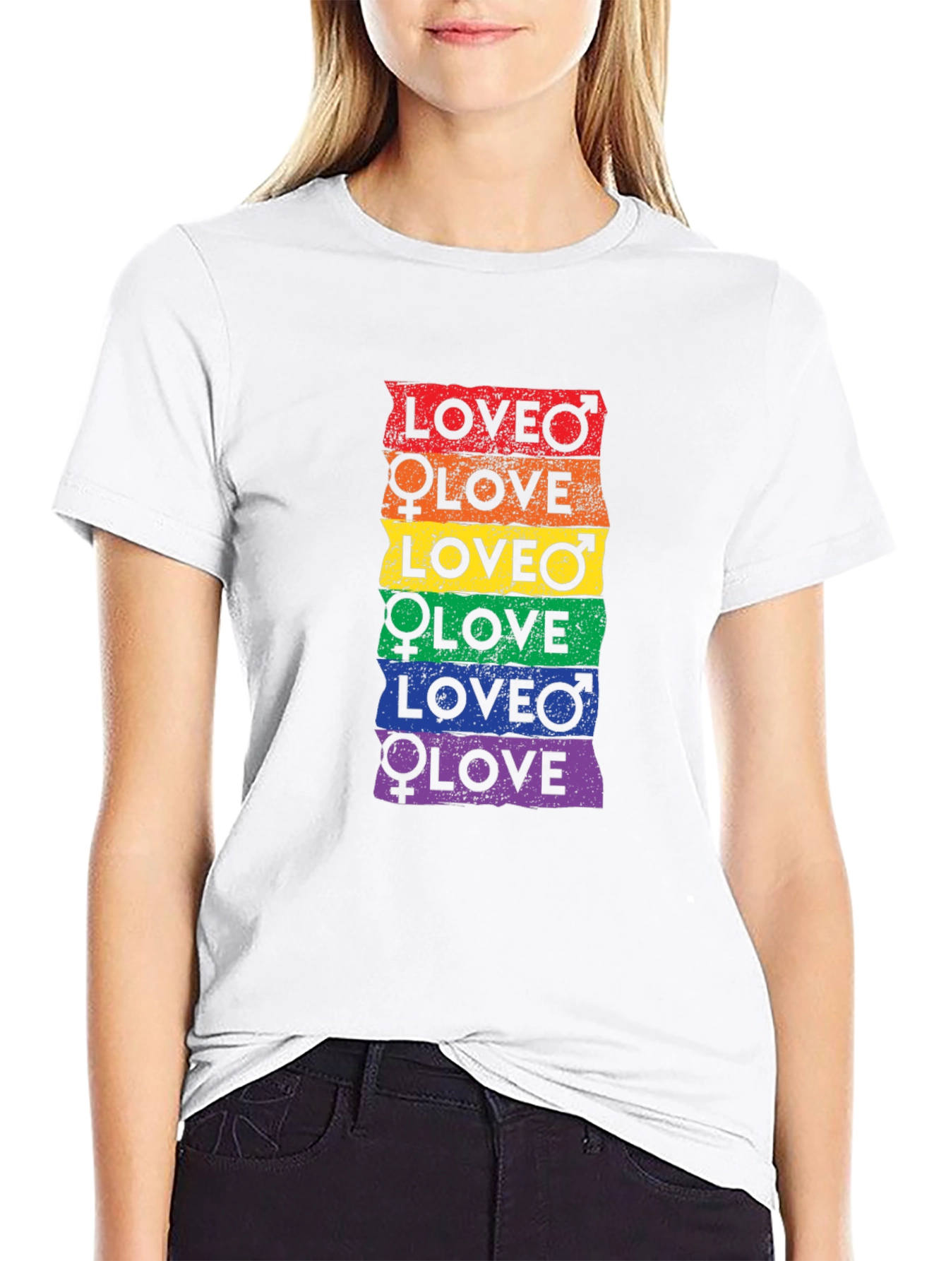 LGBTQ+ Pride Love Graphic Tee