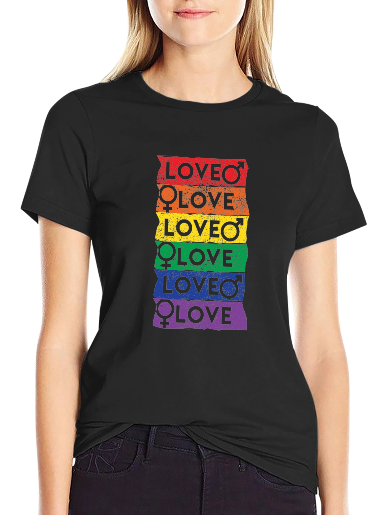 LGBTQ+ Pride Love Graphic Tee