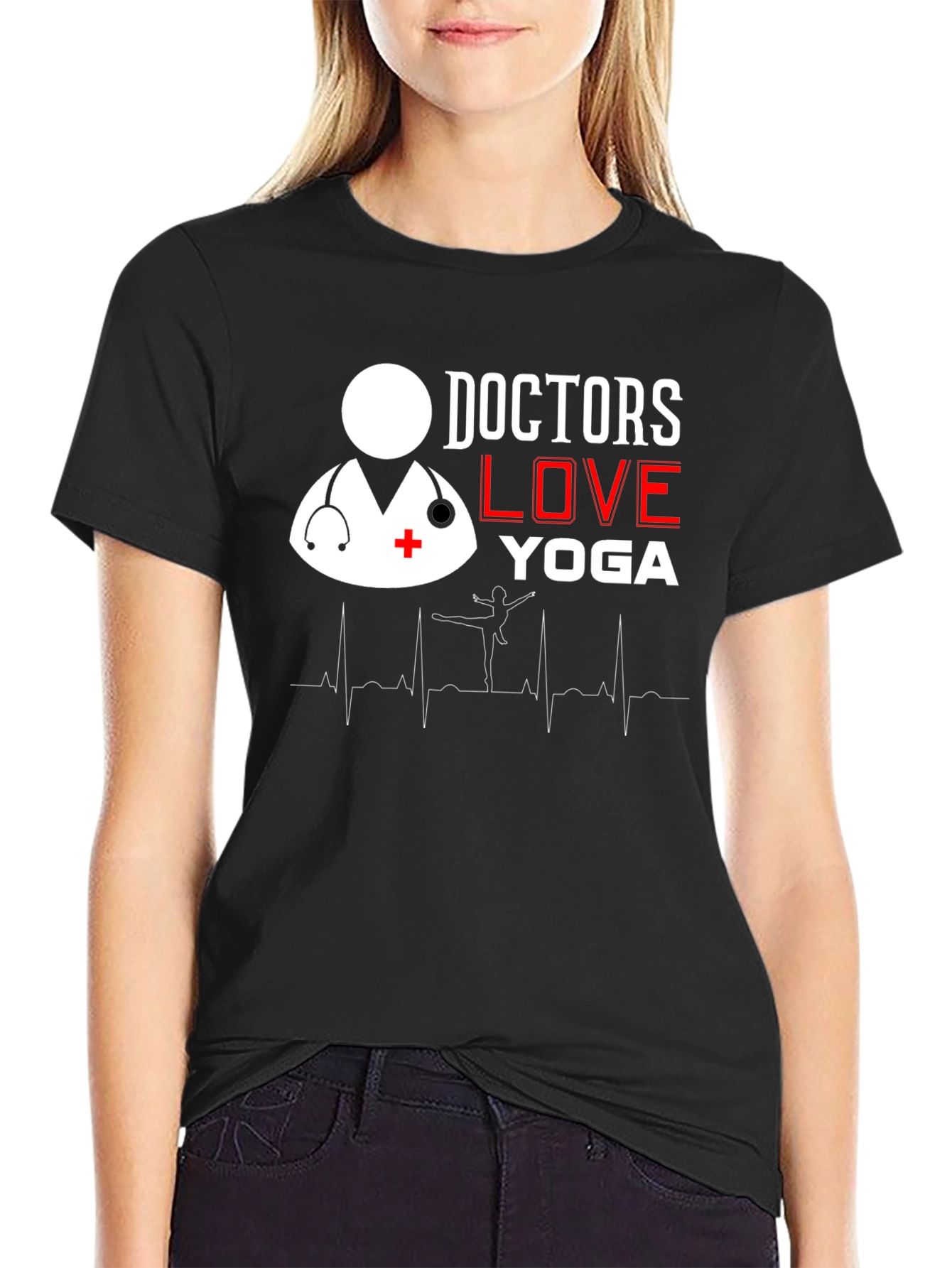 Doctors Love Yoga Graphic T-Shirt