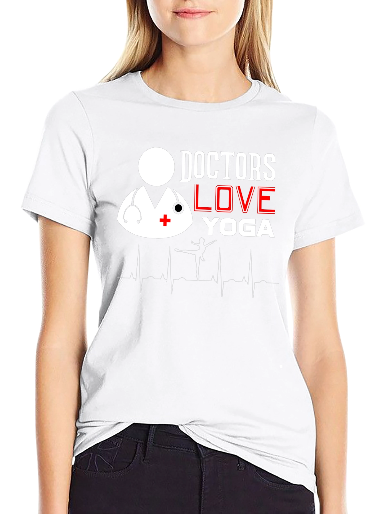 Doctors Love Yoga Graphic T-Shirt
