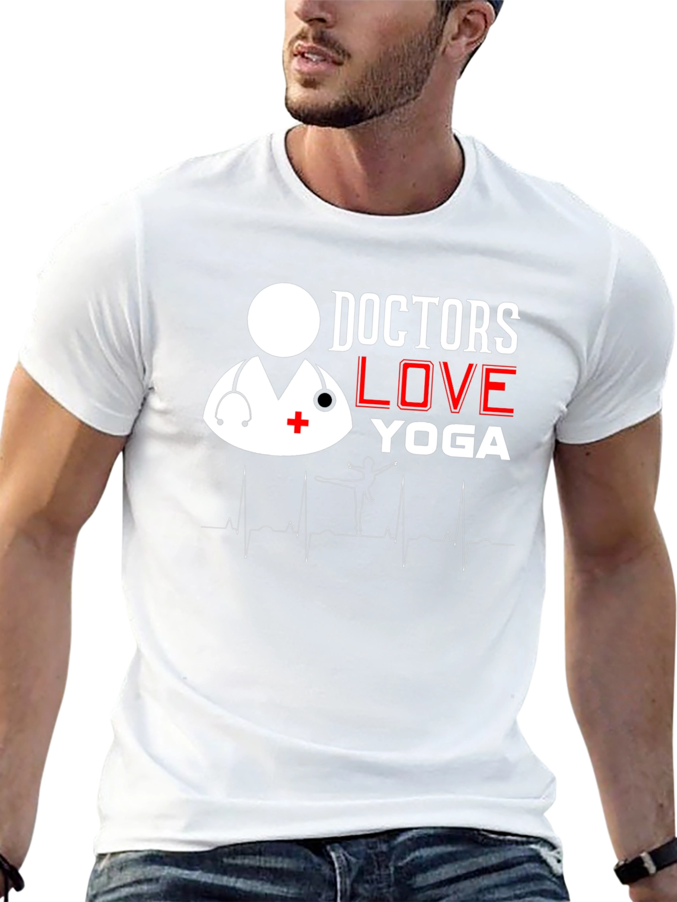 Doctors Love Yoga Graphic T-Shirt