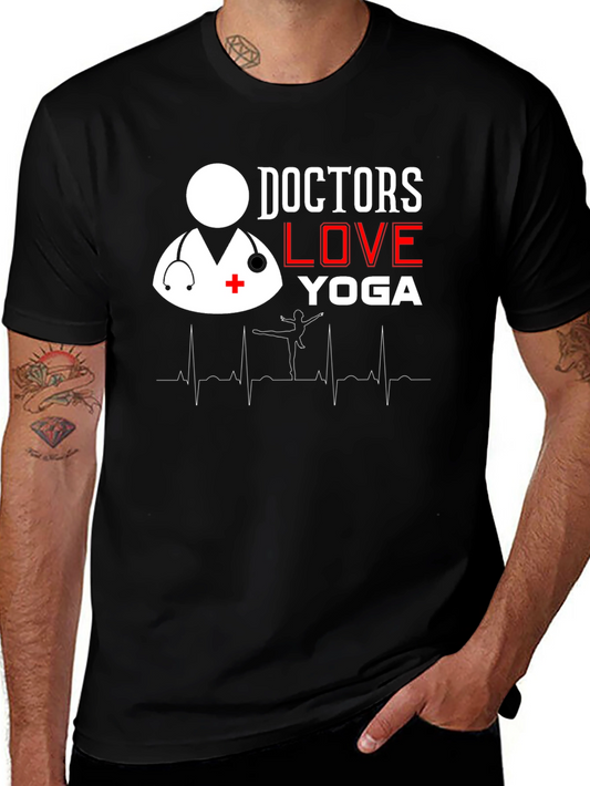 Doctors Love Yoga Graphic T-Shirt