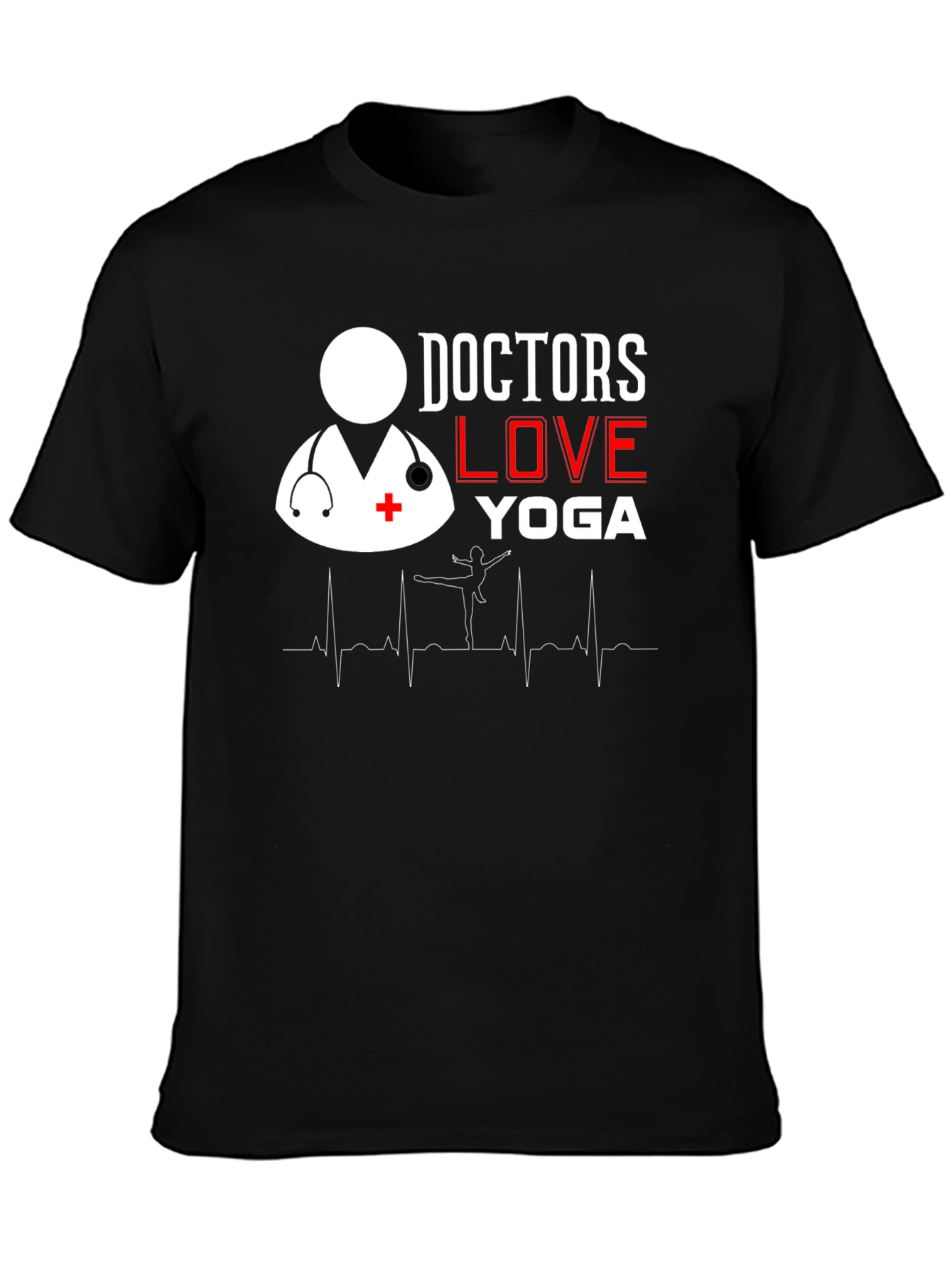 Doctors Love Yoga Graphic T-Shirt