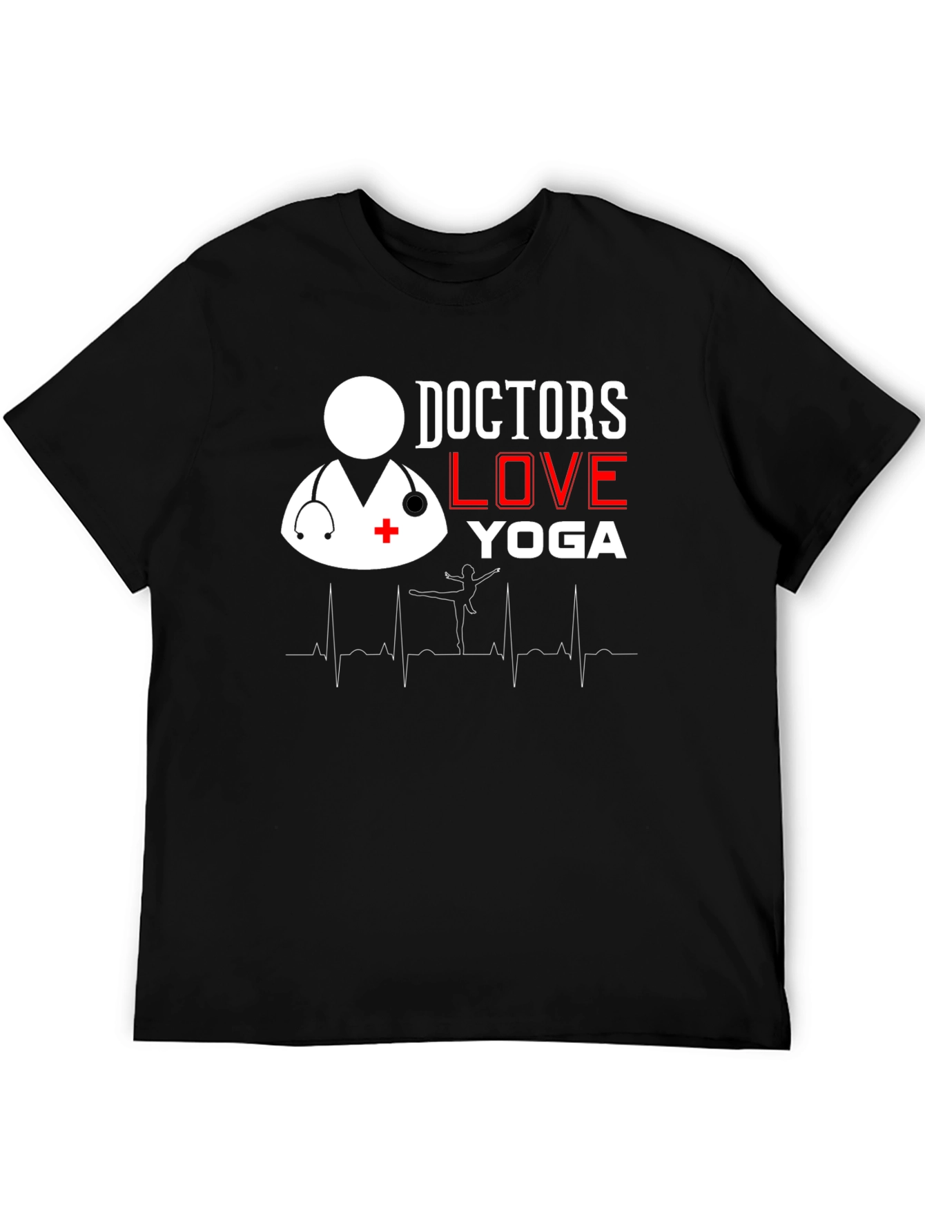Doctors Love Yoga Graphic T-Shirt