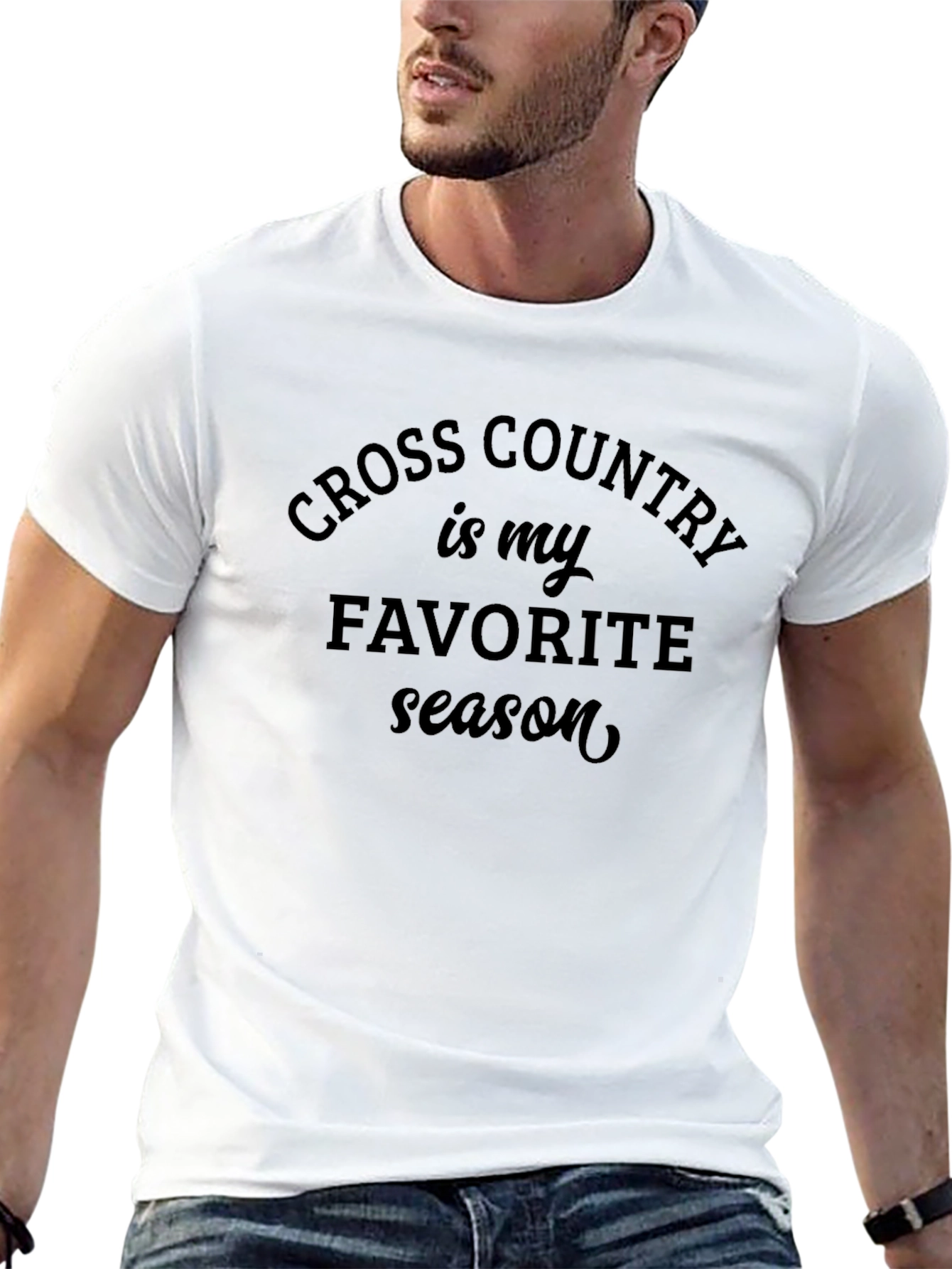 Cross Country Is My Favorite Season Black T-Shirt