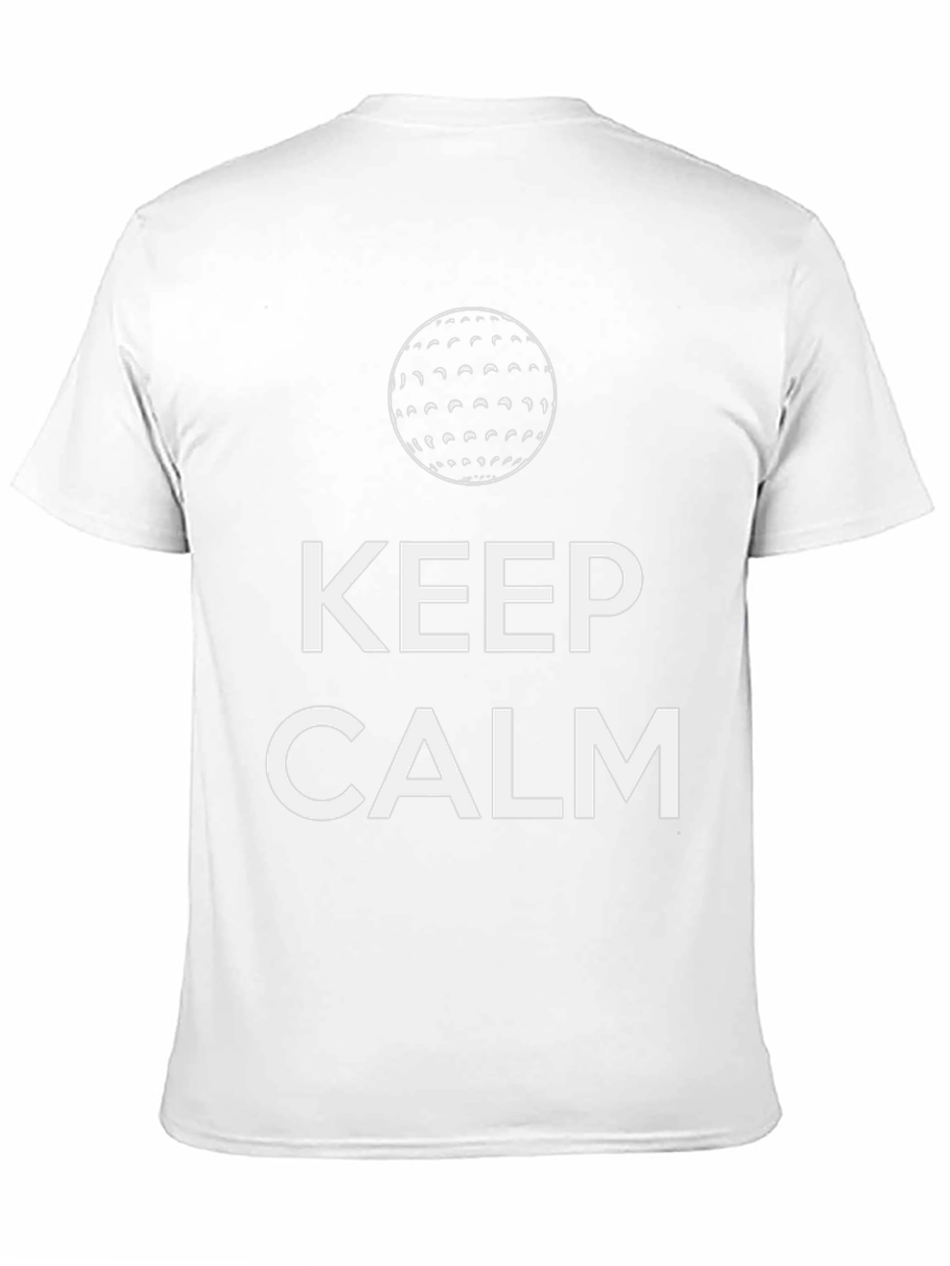 Keep Calm Golf Ball T-Shirt - Relaxed Style
