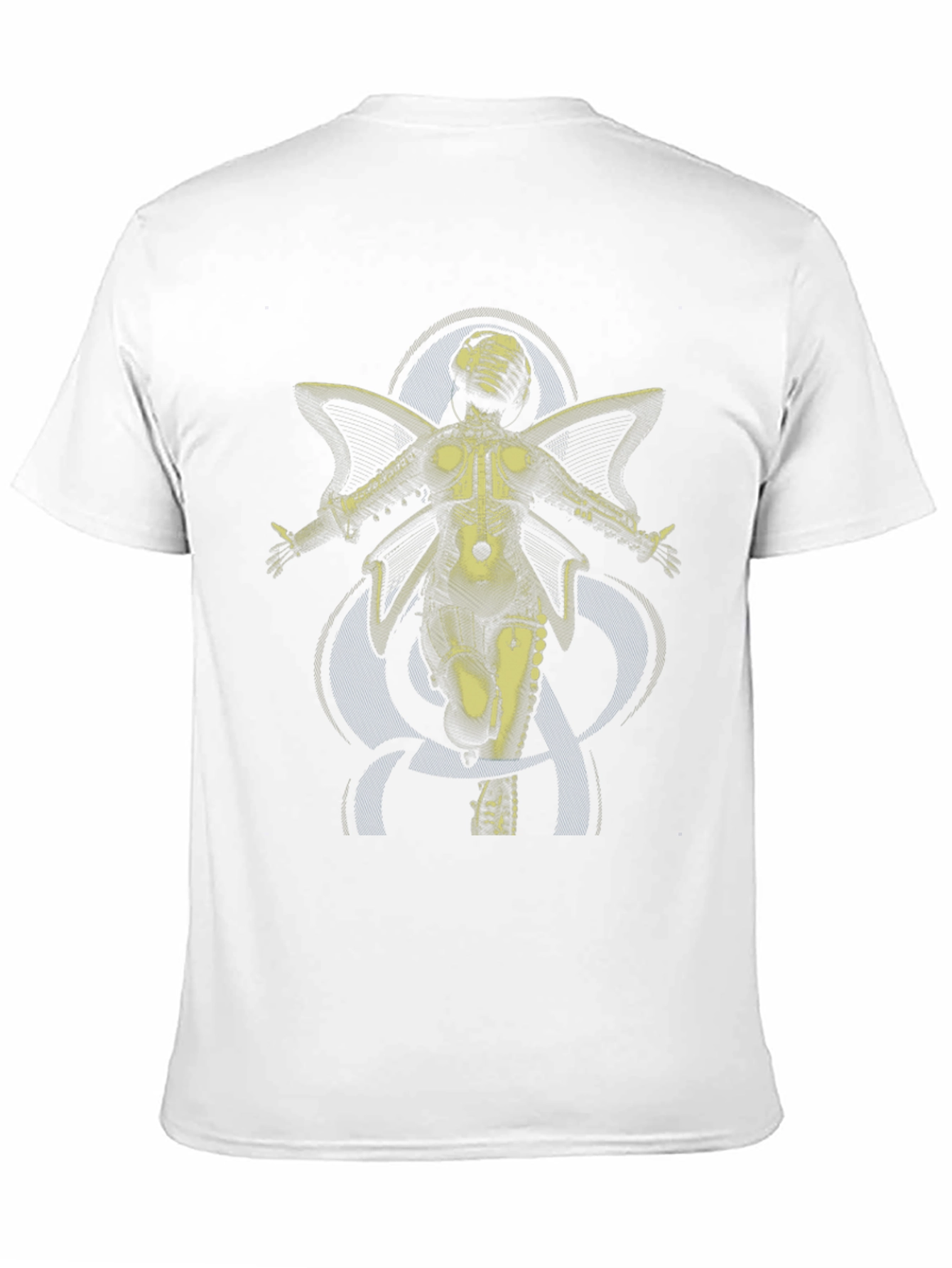 Steampunk Angel Graphic Tee - Unique Design Soft Cotton