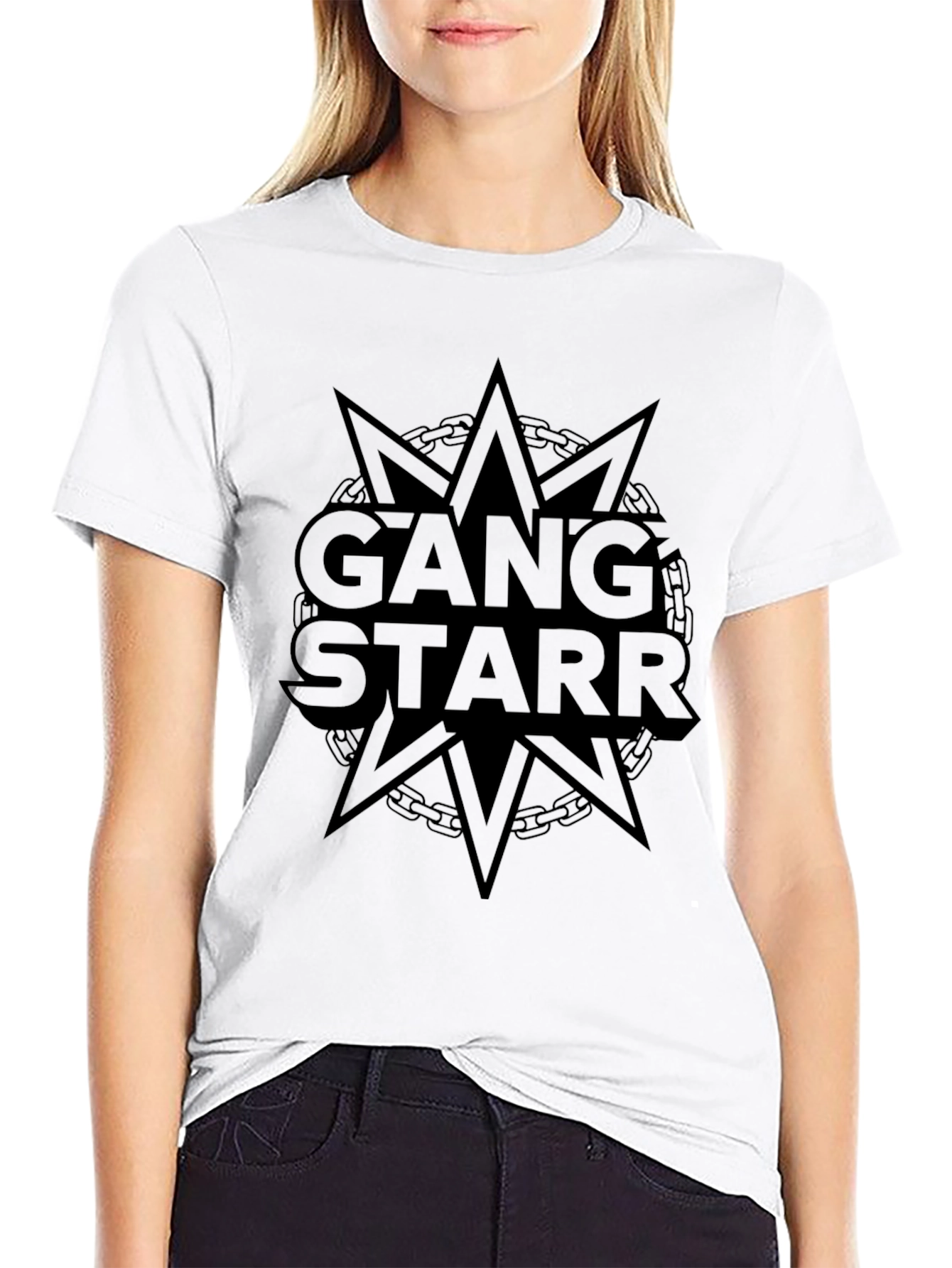 Gang Starr Black Graphic Tee