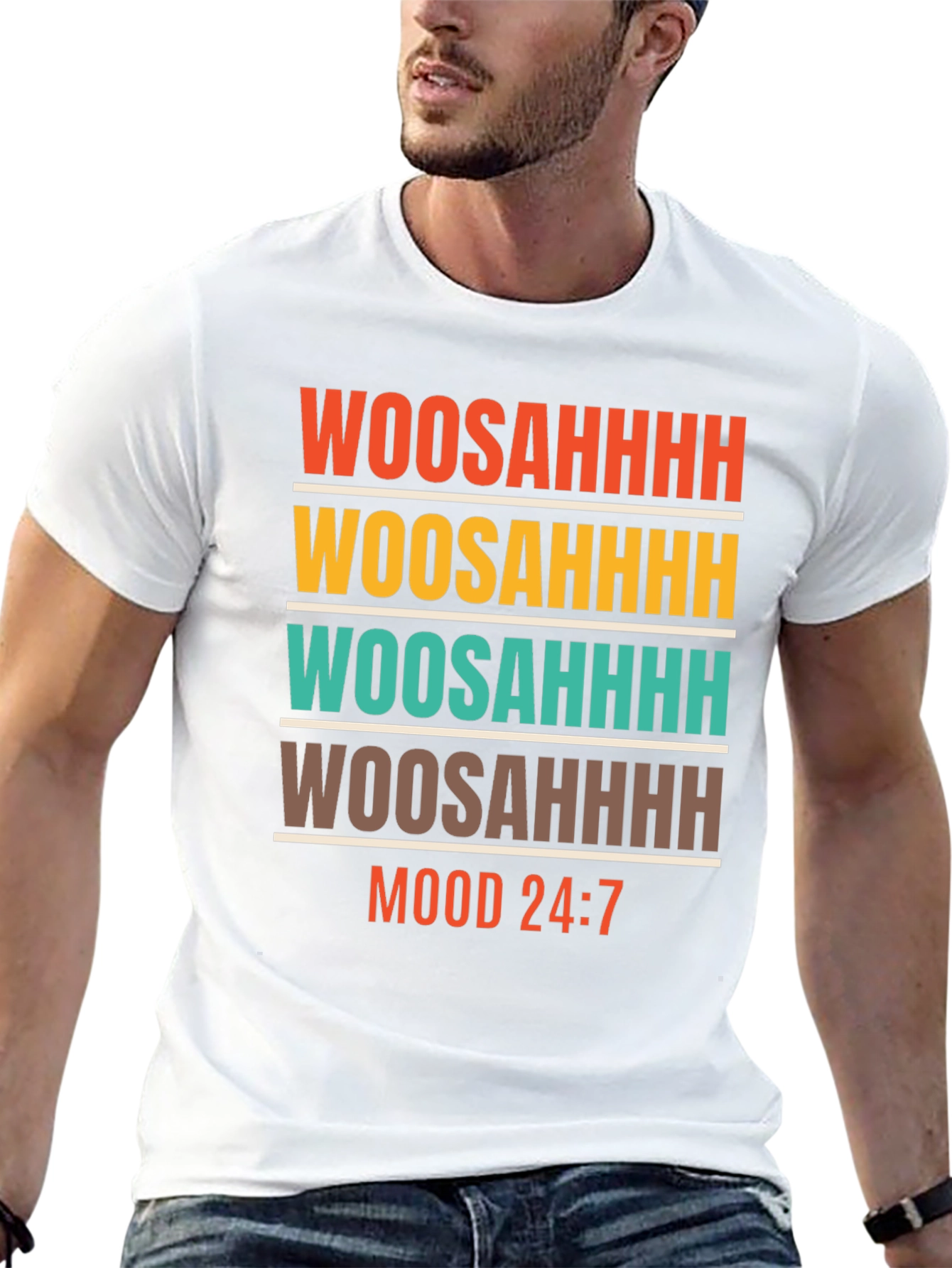 Woosahhh Mood 24:7 Graphic T-Shirt