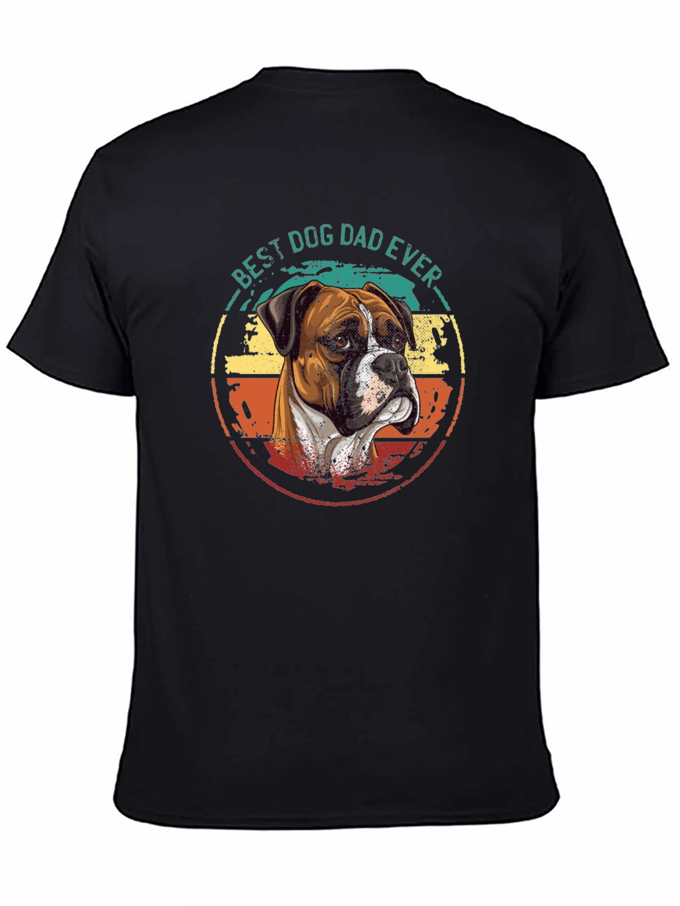 Best Dog Dad Ever Boxer Dog T-Shirt