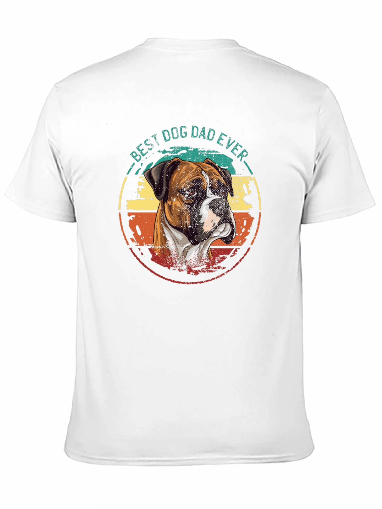 Best Dog Dad Ever Boxer Dog T-Shirt