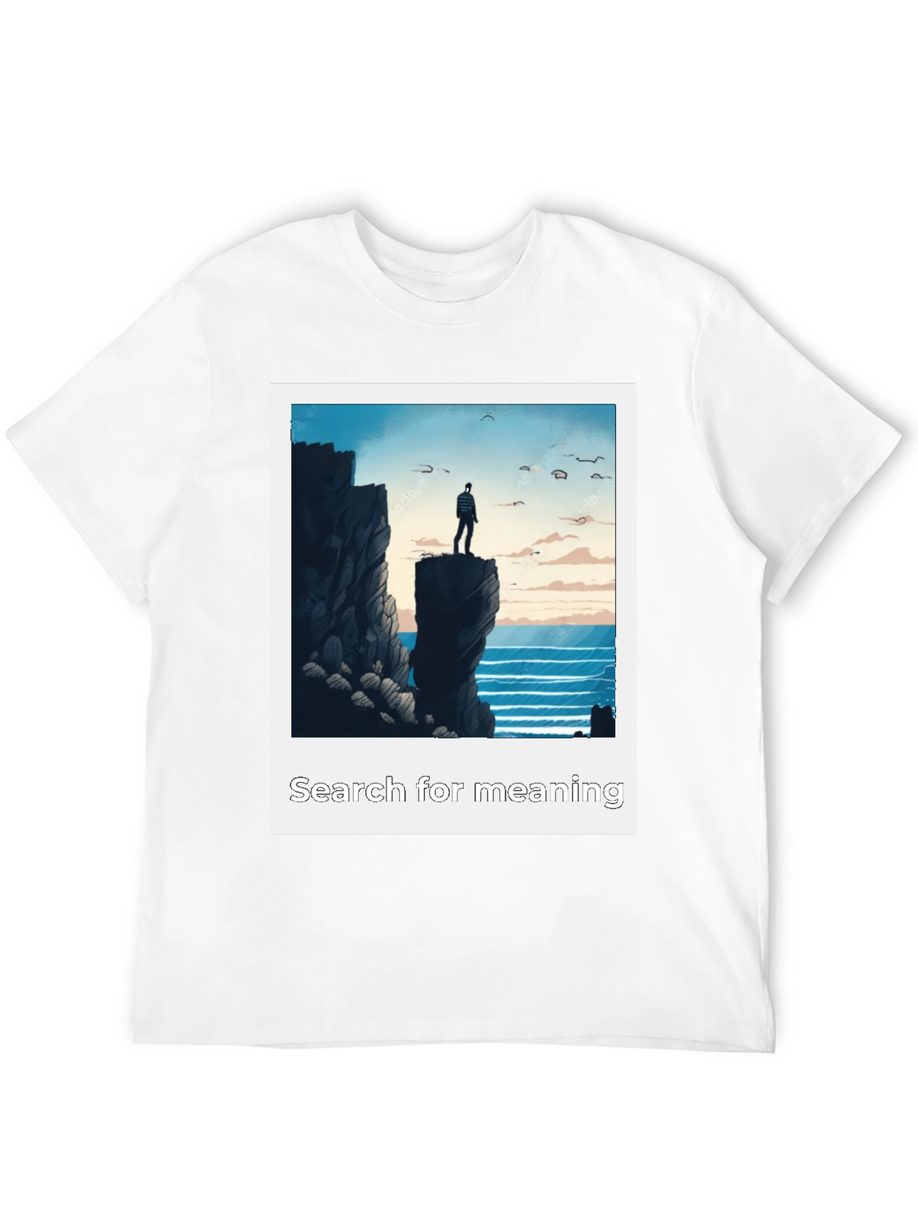 Search for Meaning Graphic Tee - Black