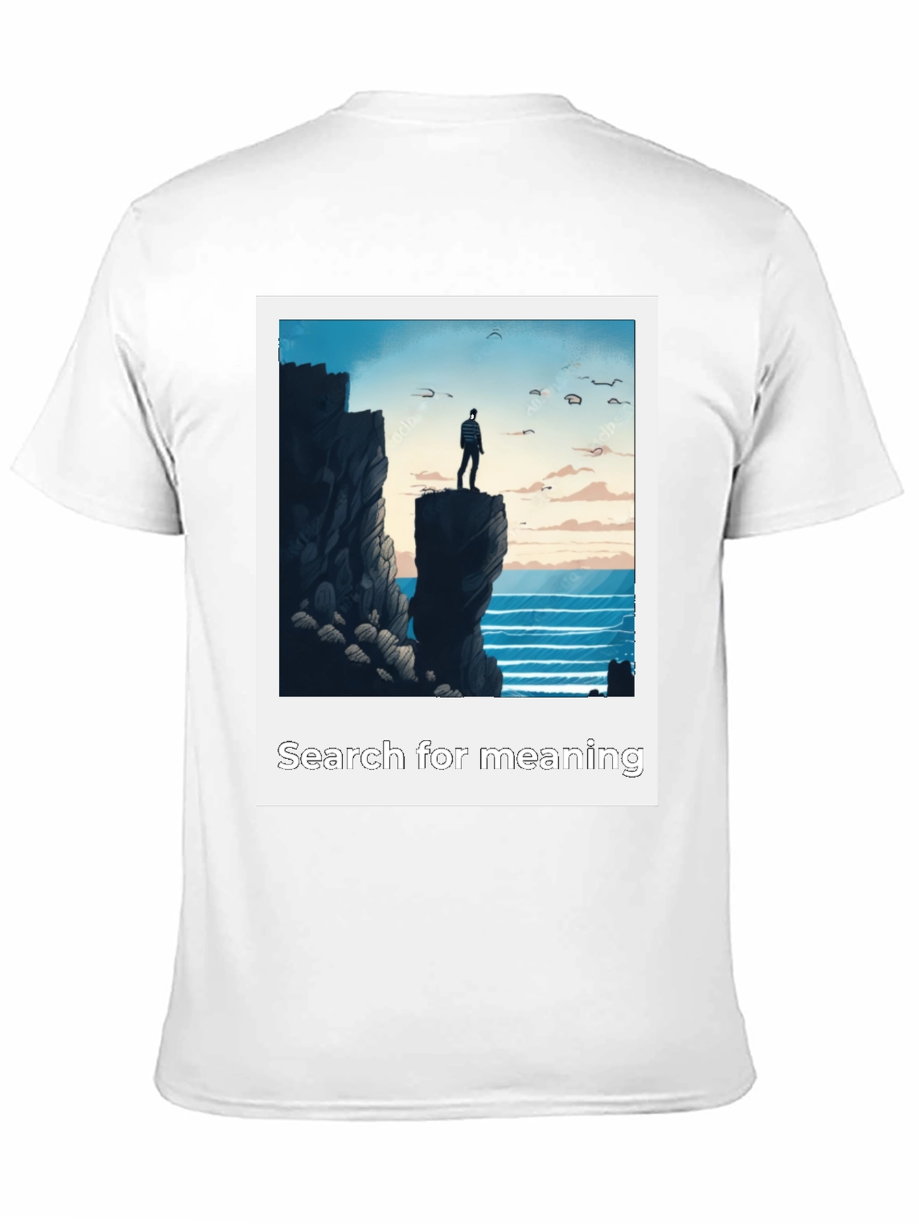 Search for Meaning Graphic Tee - Black