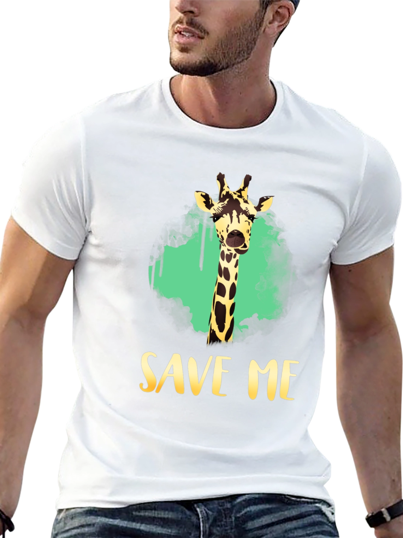 Save Me Giraffe Graphic Tee