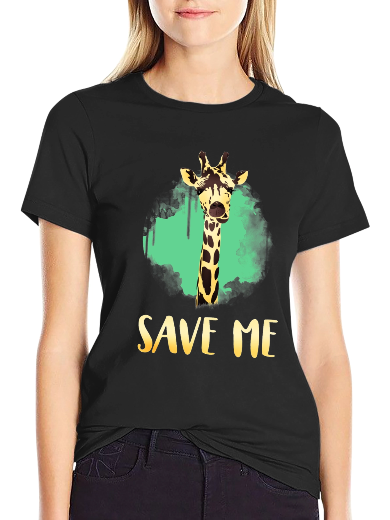 Save Me Giraffe Graphic Tee