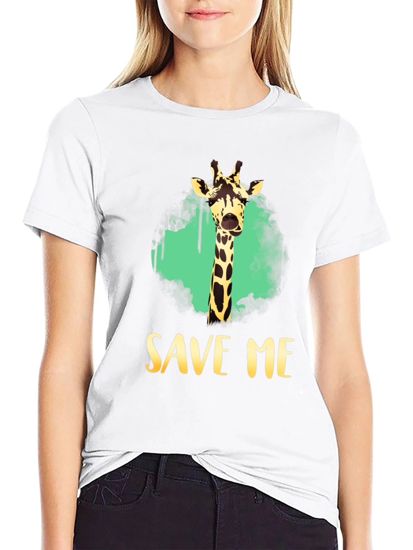 Save Me Giraffe Graphic Tee