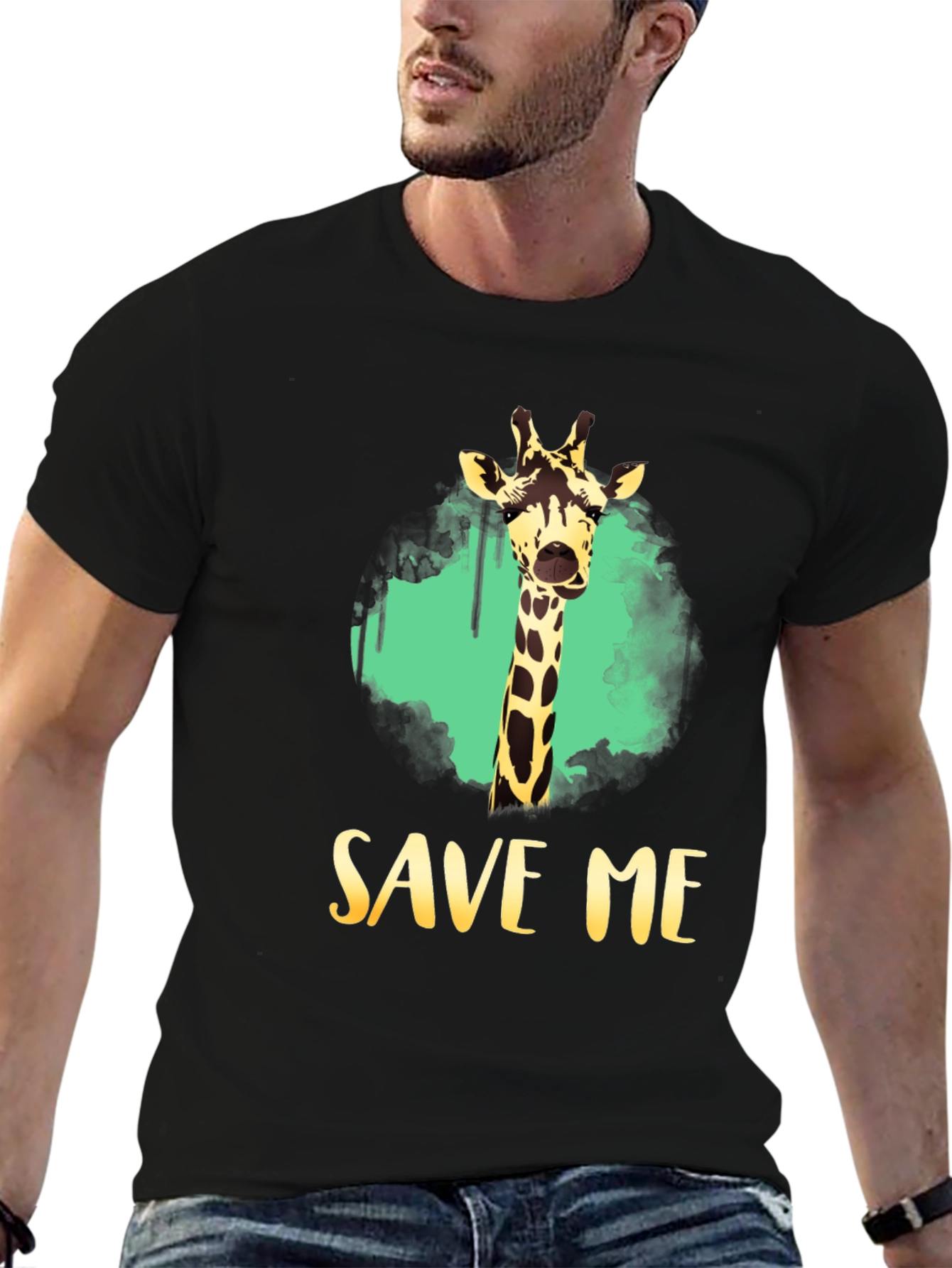 Save Me Giraffe Graphic Tee