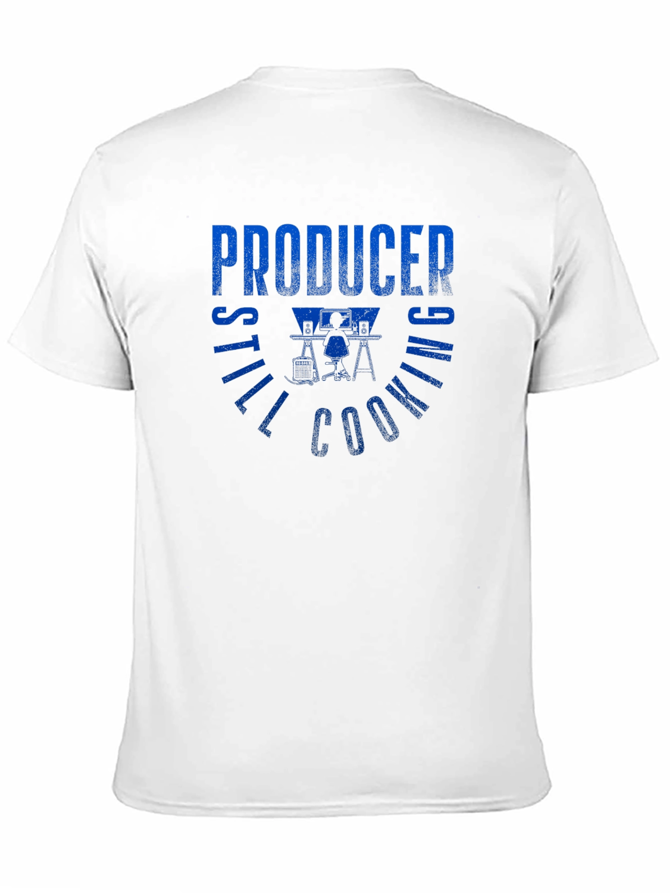 Producer Still Cooking T-Shirt - Blue Graphic