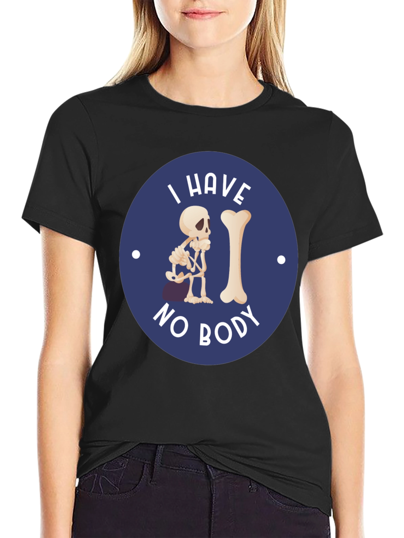 I Have No Body Funny Skeleton T-Shirt