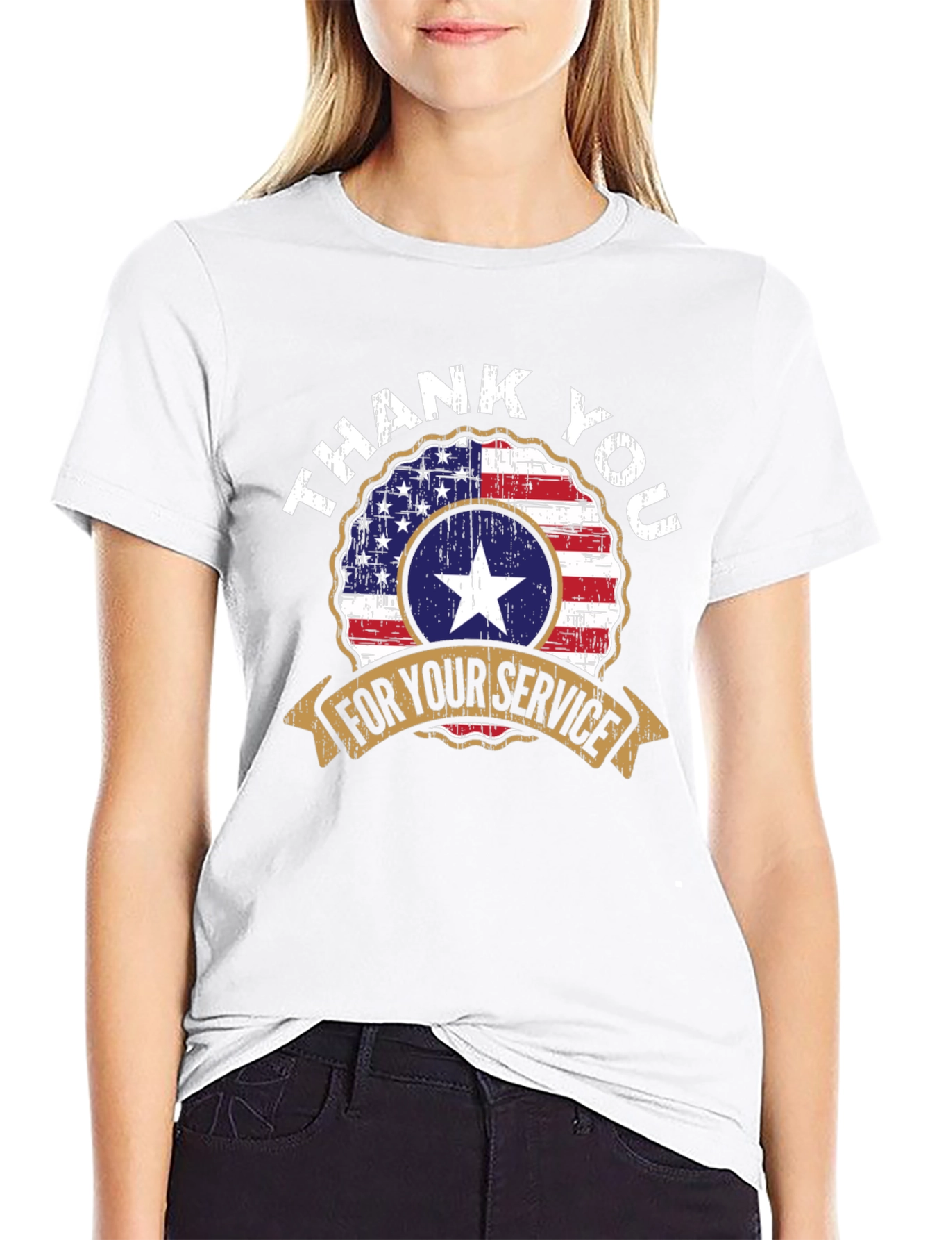 Thank You For Your Service Patriotic T-Shirt