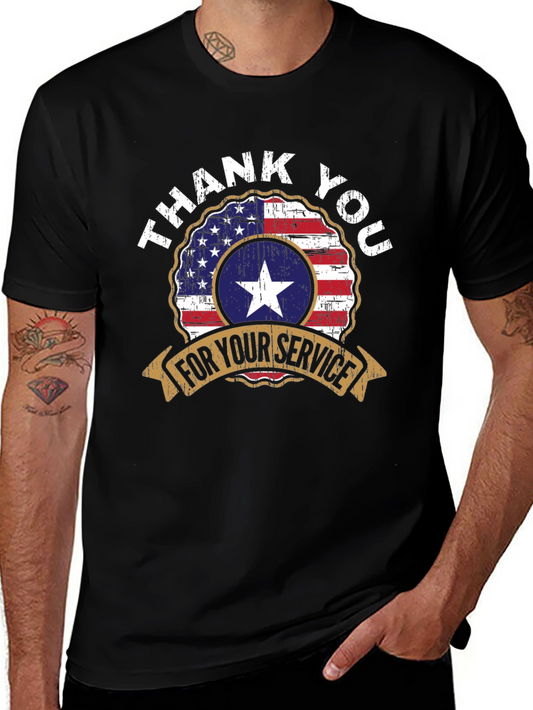Thank You For Your Service Patriotic T-Shirt