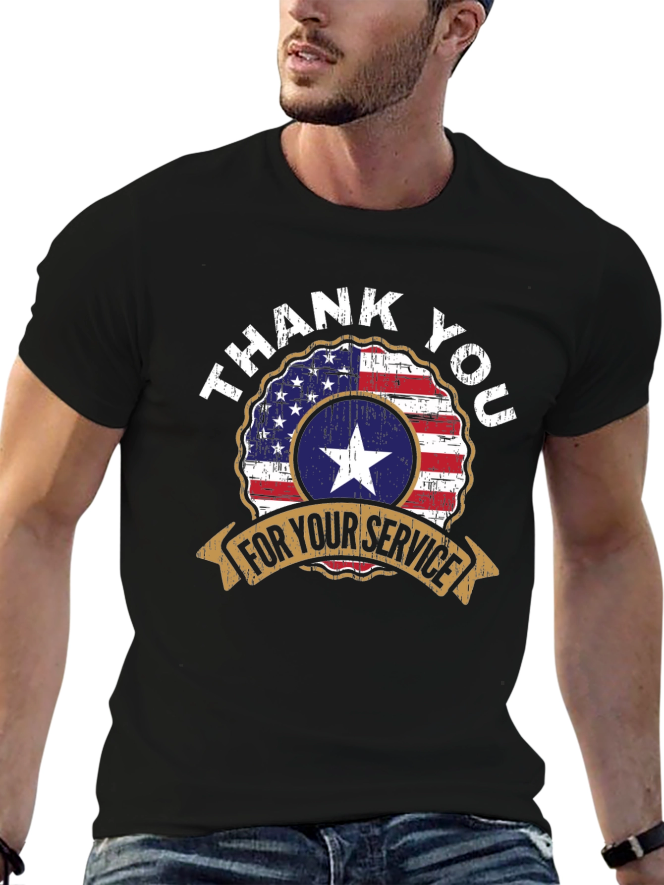Thank You For Your Service Patriotic T-Shirt