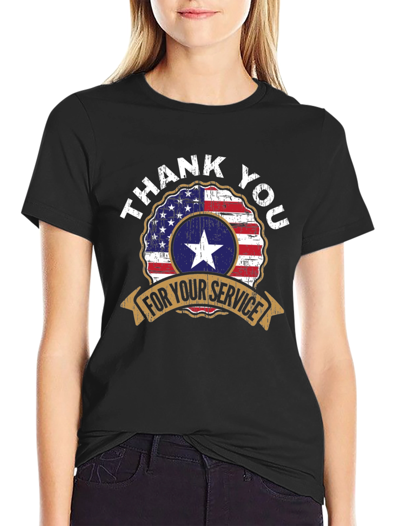 Thank You For Your Service Patriotic T-Shirt