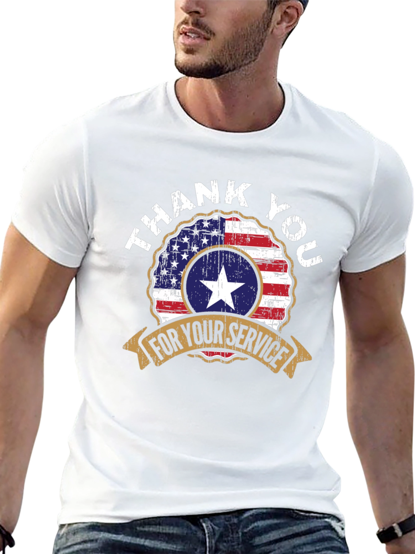Thank You For Your Service Patriotic T-Shirt