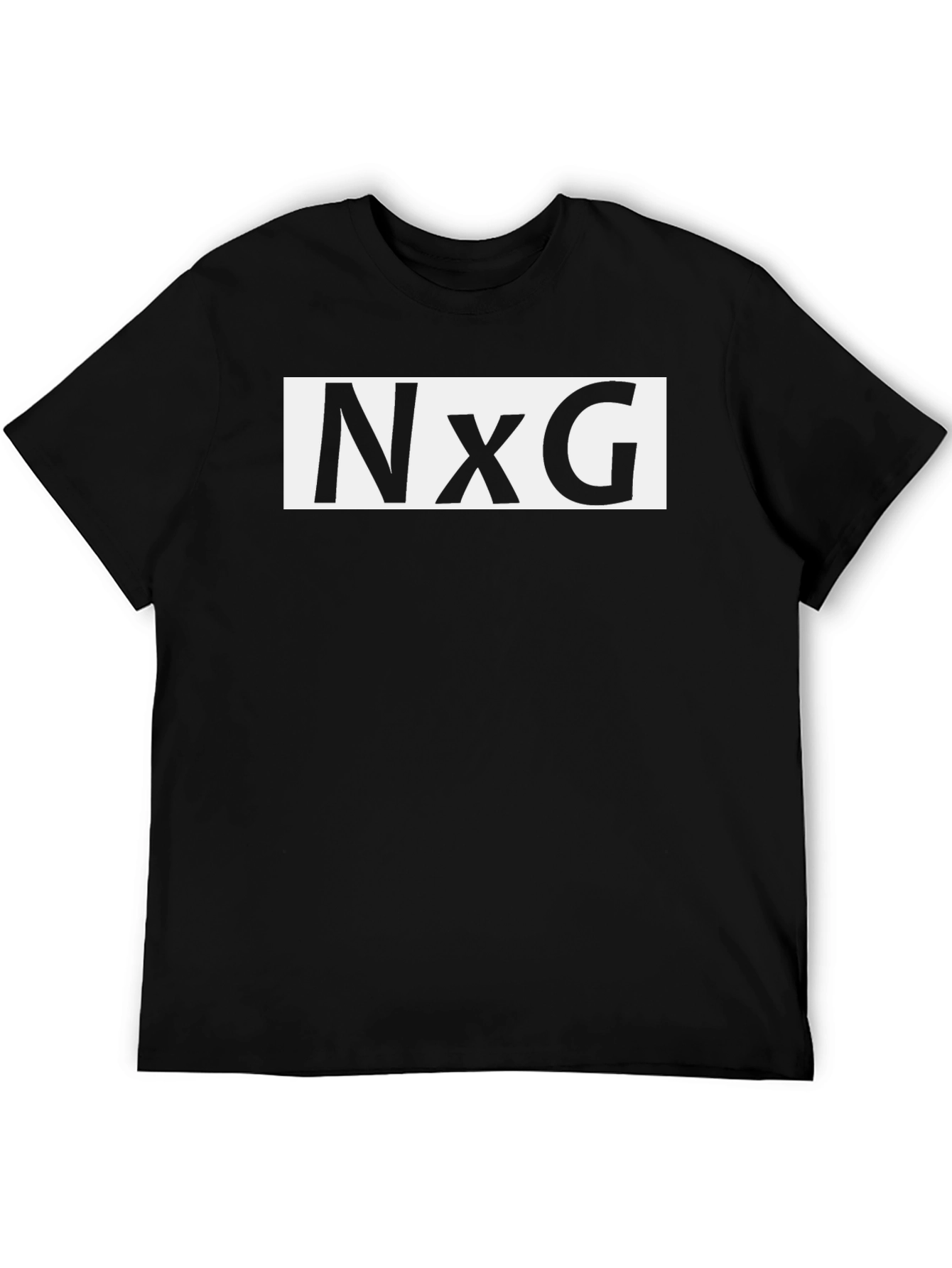 NxG Graphic Tee - Black Cotton Blend Casual Style