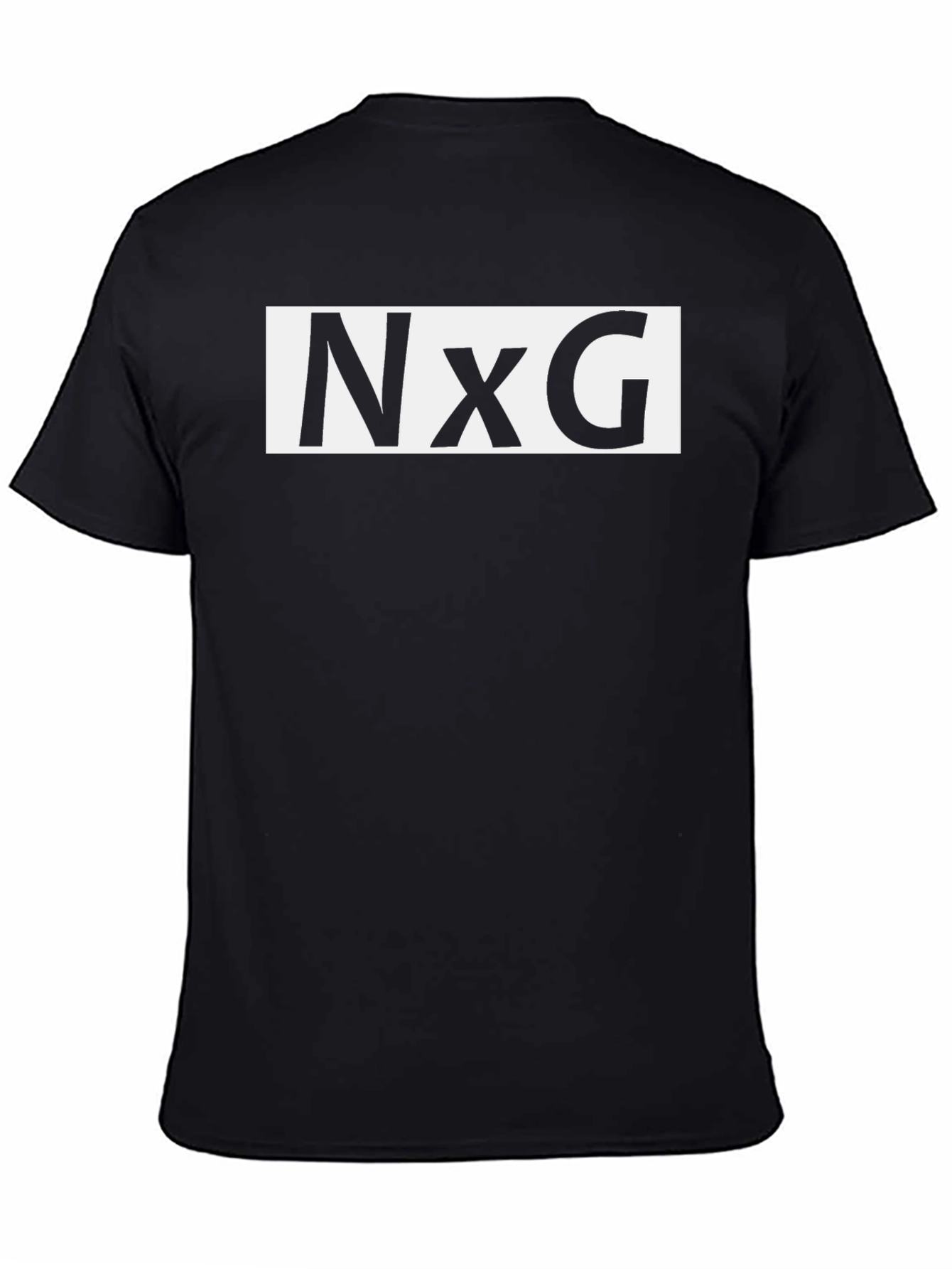 NxG Graphic Tee - Black Cotton Blend Casual Style