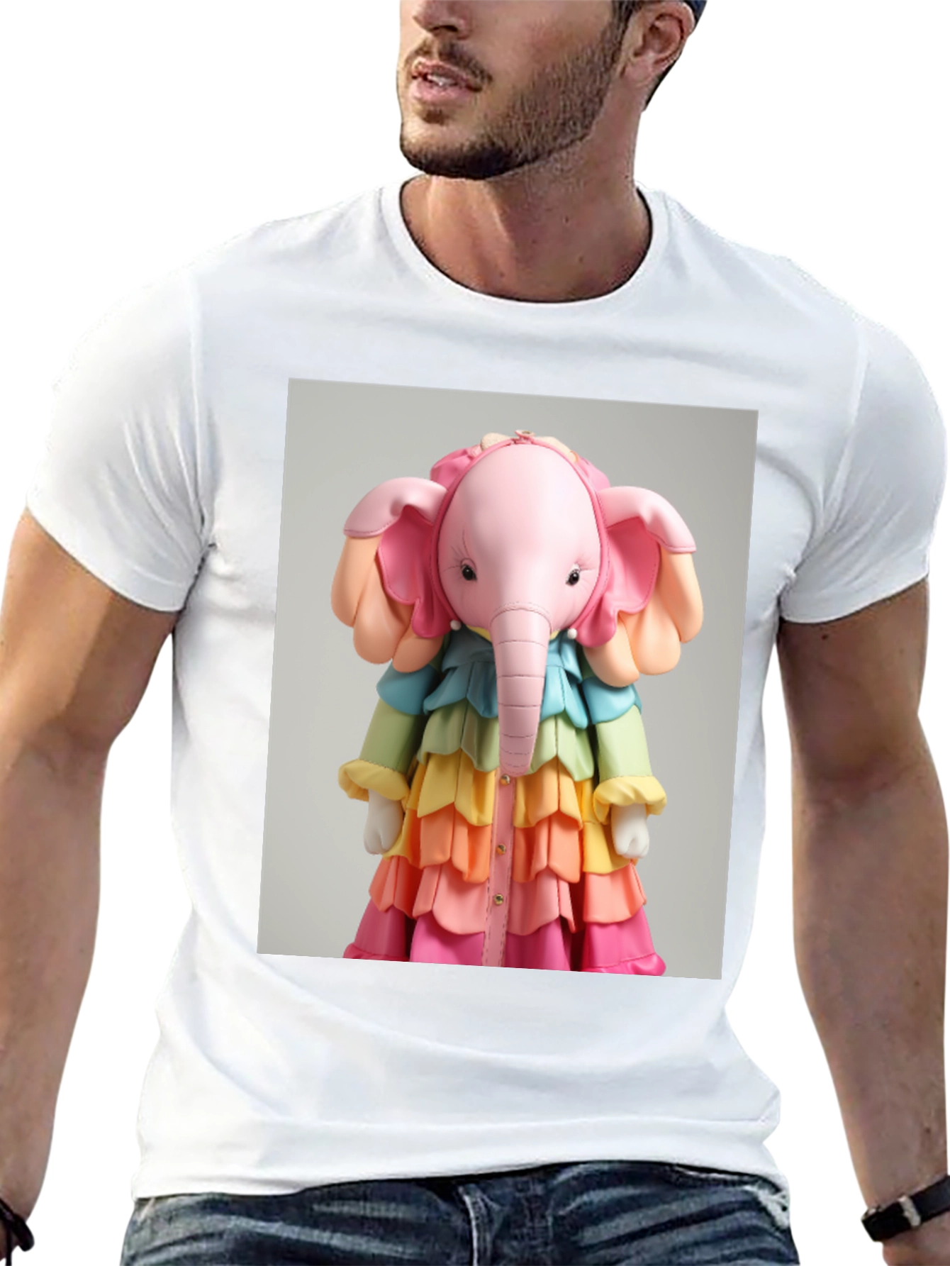 Elephant Puppet Graphic Tee