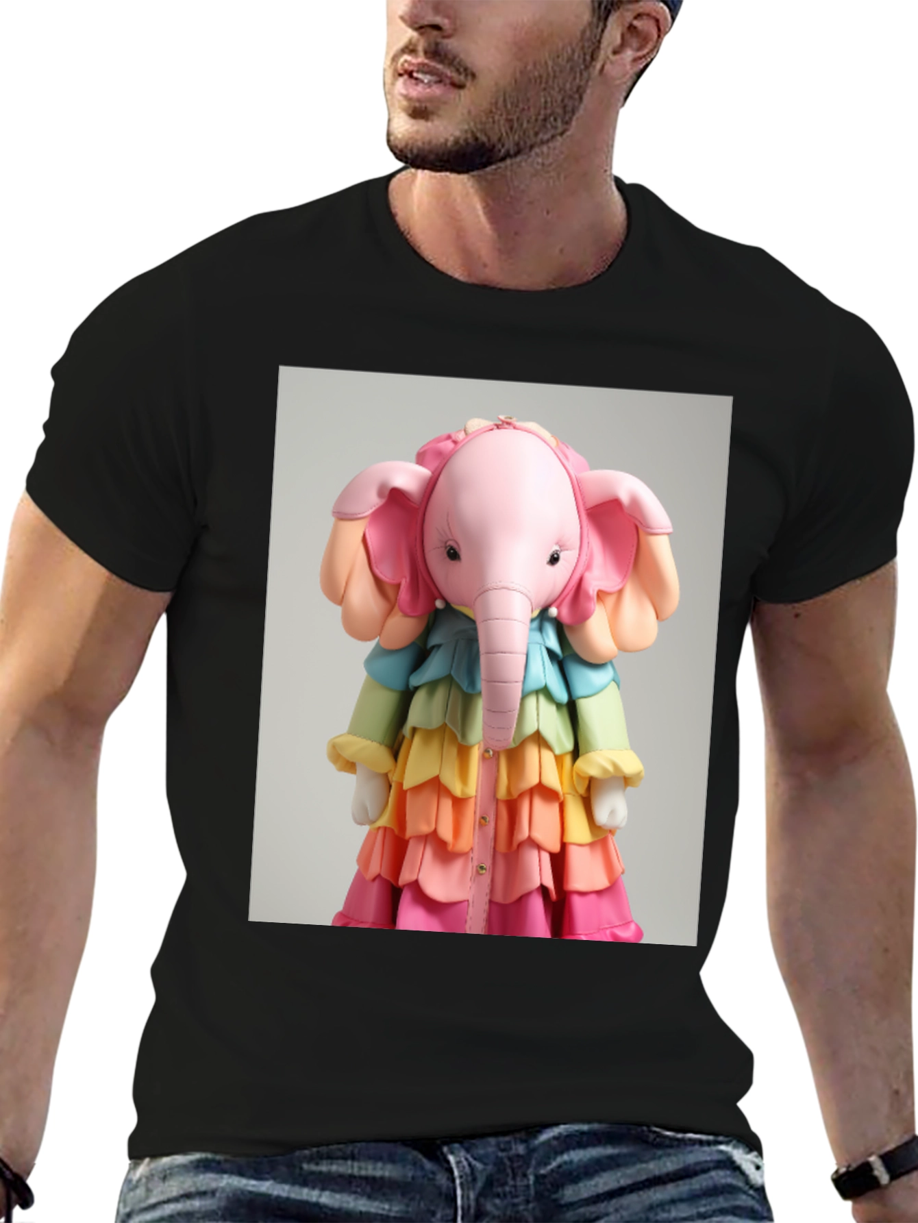 Elephant Puppet Graphic Tee