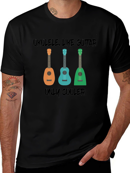 Ukulele Graphic Tee - Ukulele Like Guitar Only Cooler!
