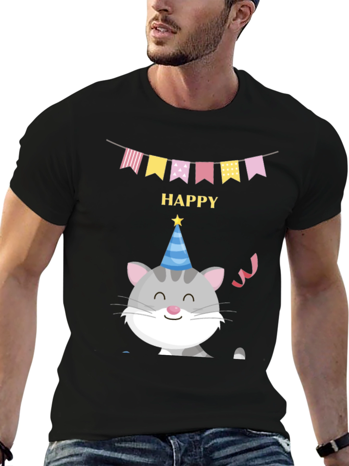 Happy Cat Birthday T-Shirt
