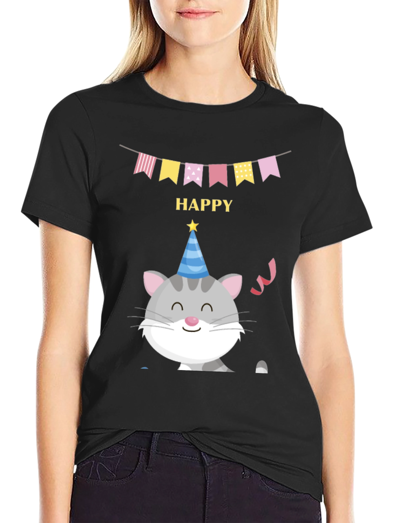 Happy Cat Birthday T-Shirt