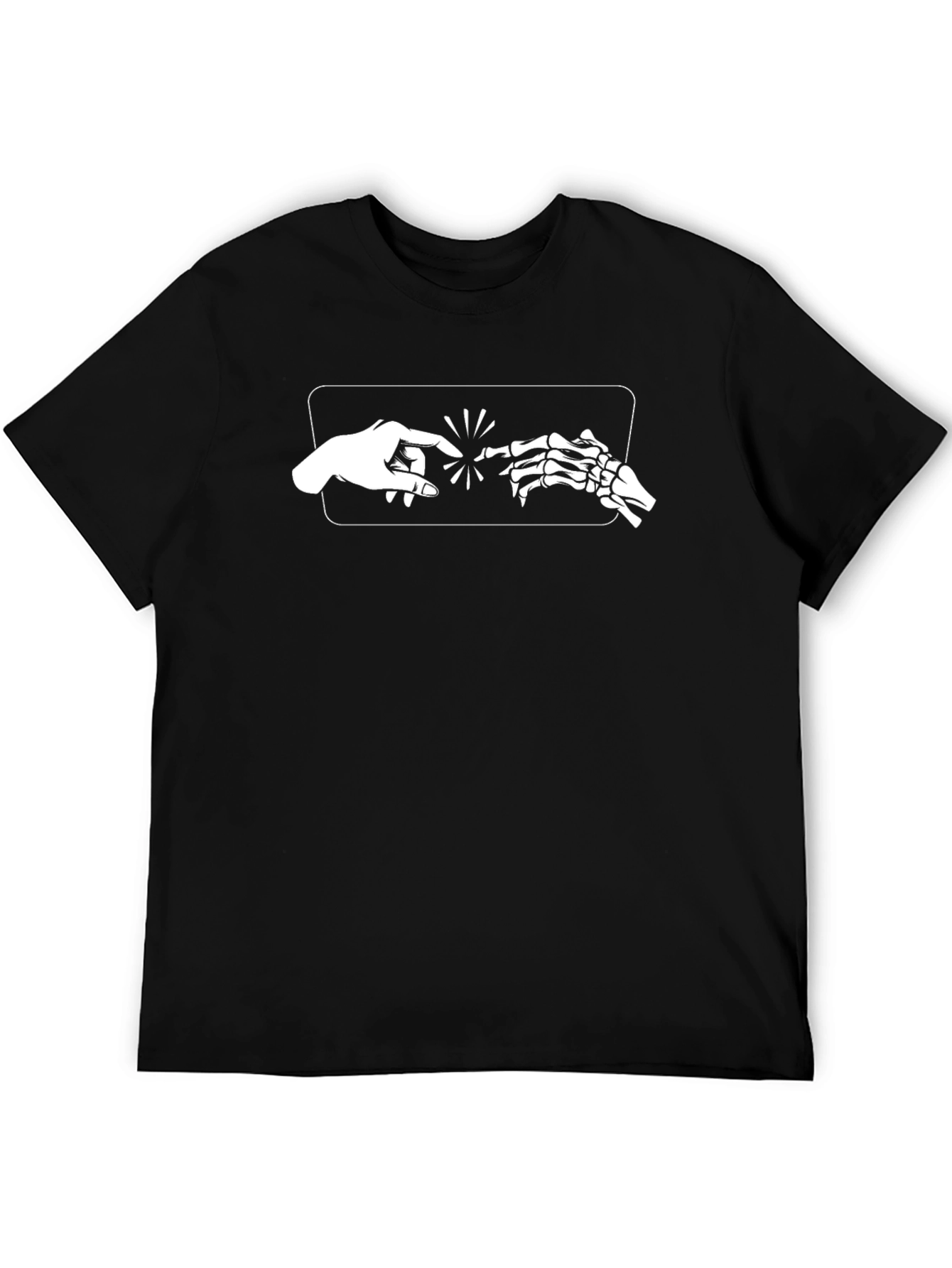 Creation of Adam Skeleton T-Shirt - Black