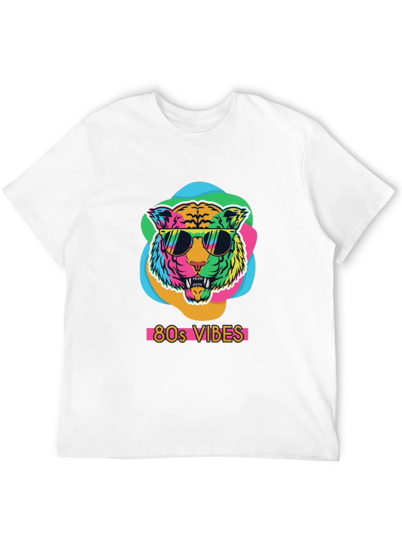 80s Vibes Tiger Graphic Tee