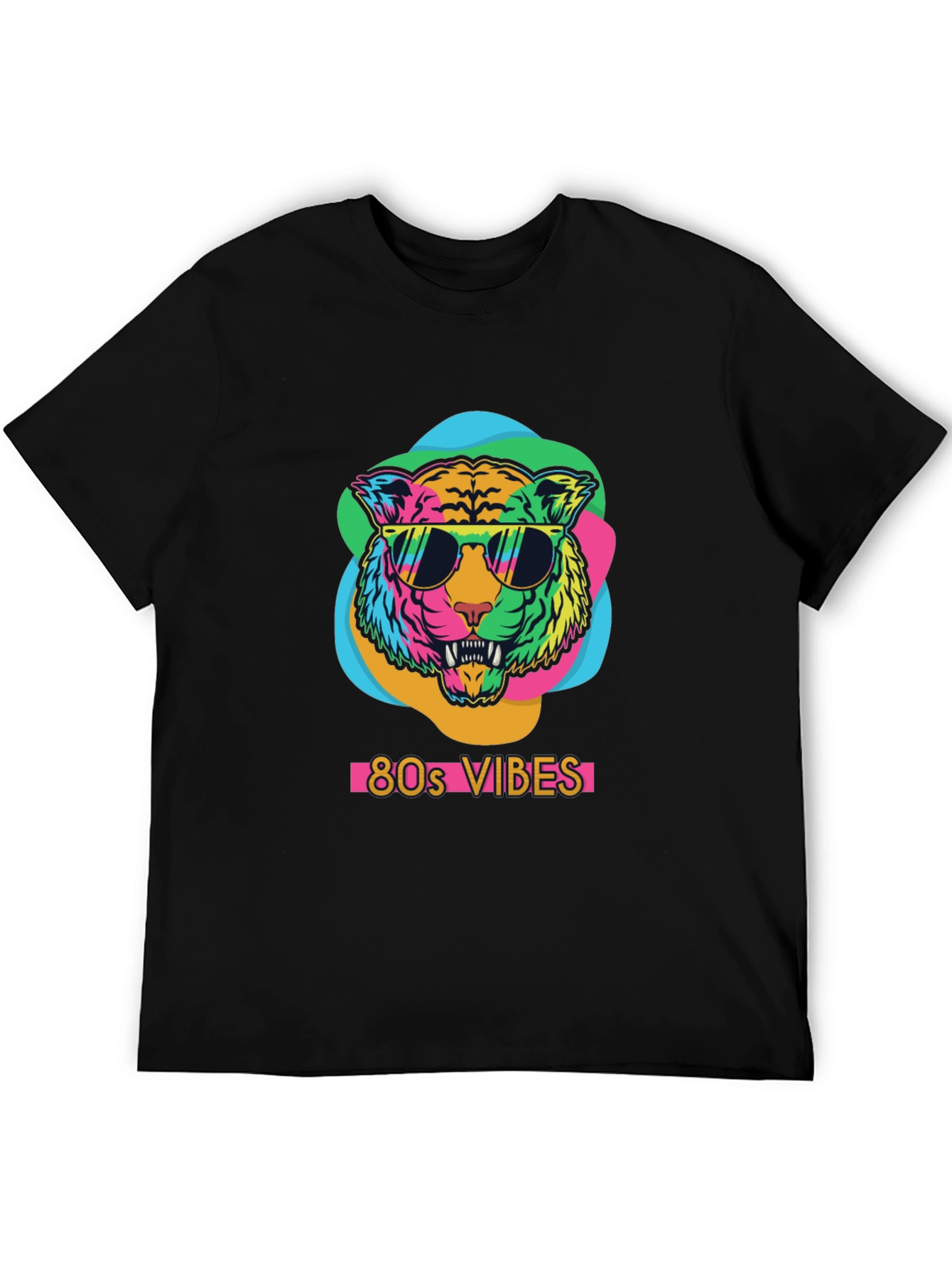 80s Vibes Tiger Graphic Tee