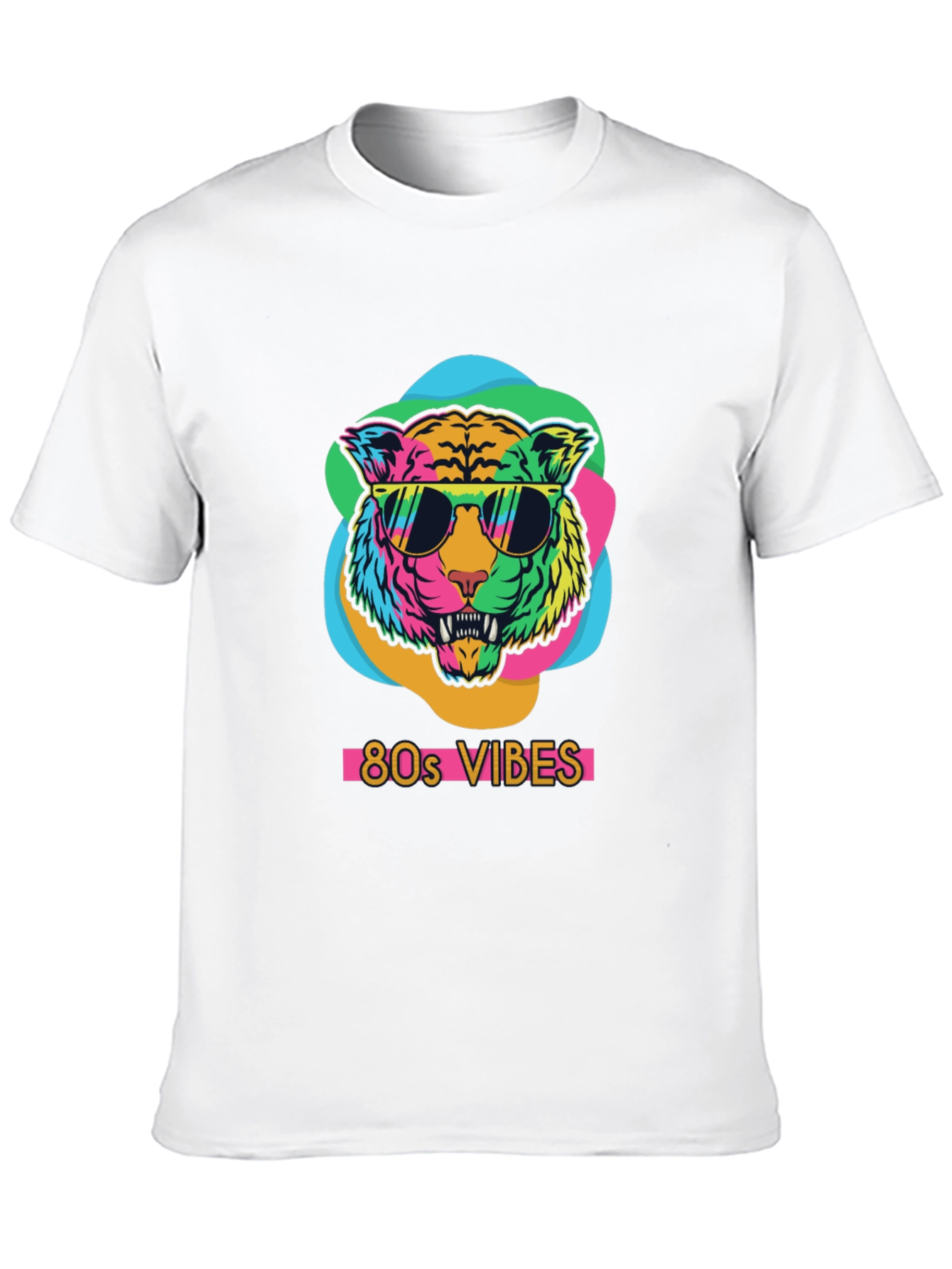 80s Vibes Tiger Graphic Tee