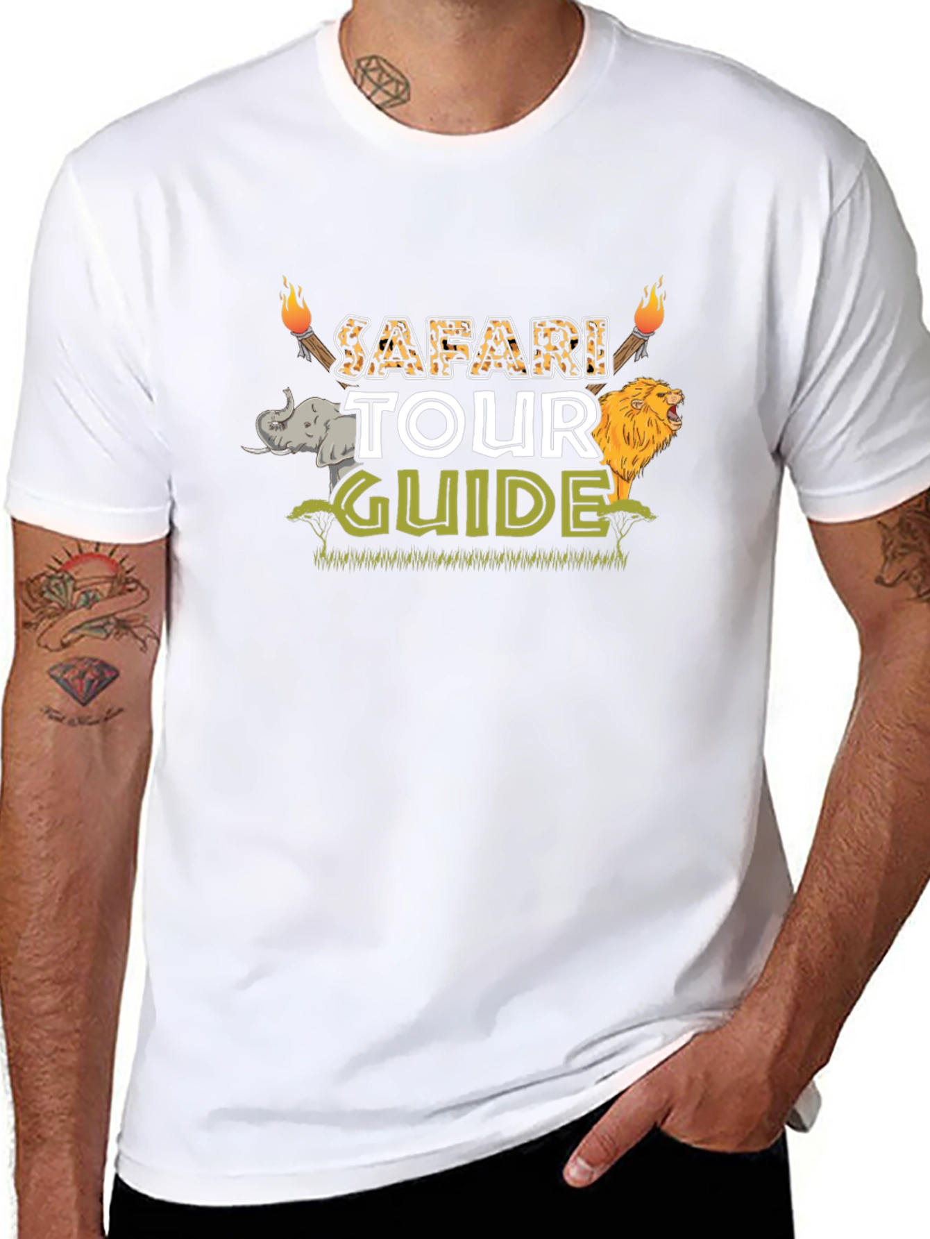 Safari Tour Guide Graphic Tee