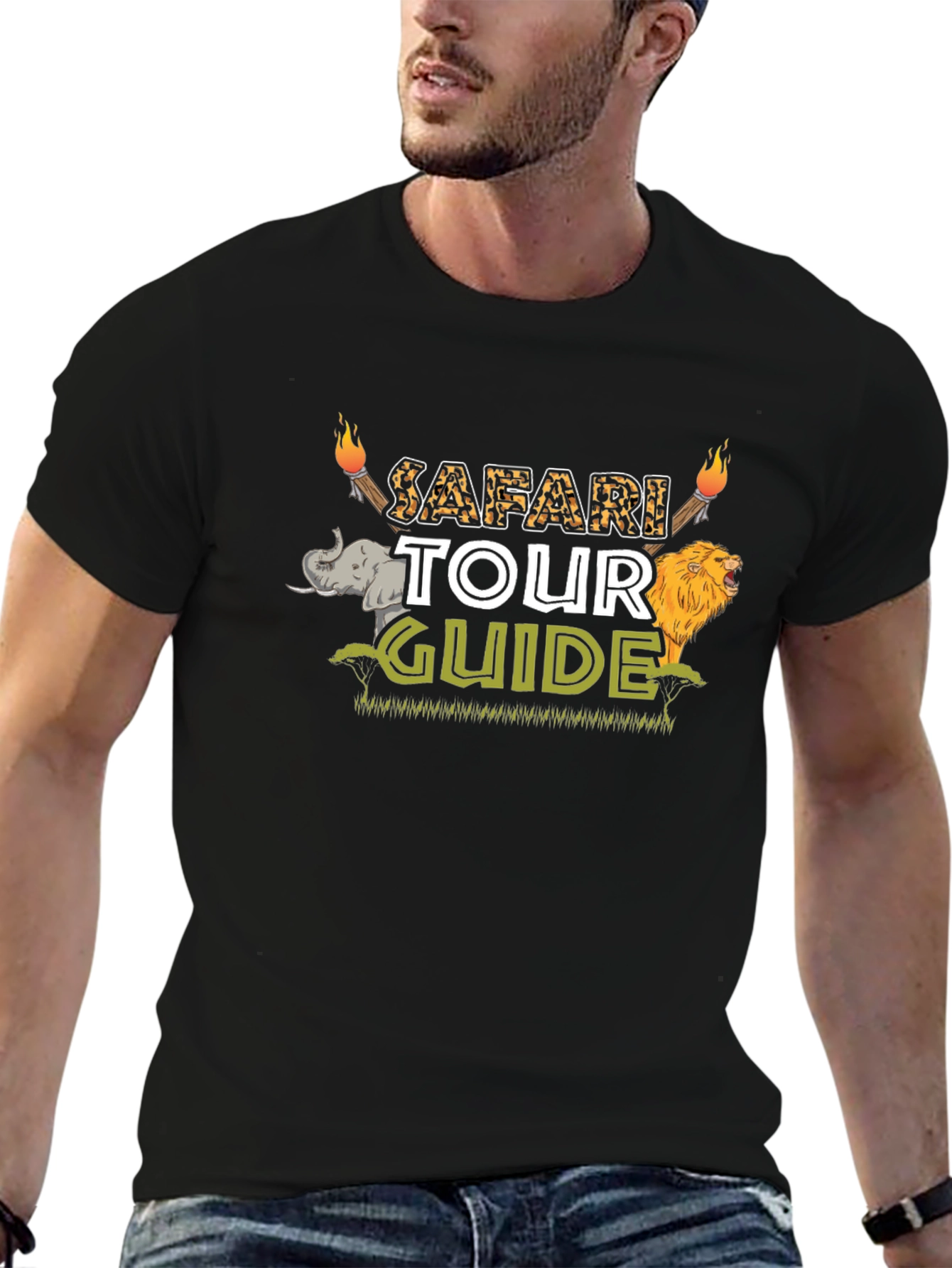 Safari Tour Guide Graphic Tee