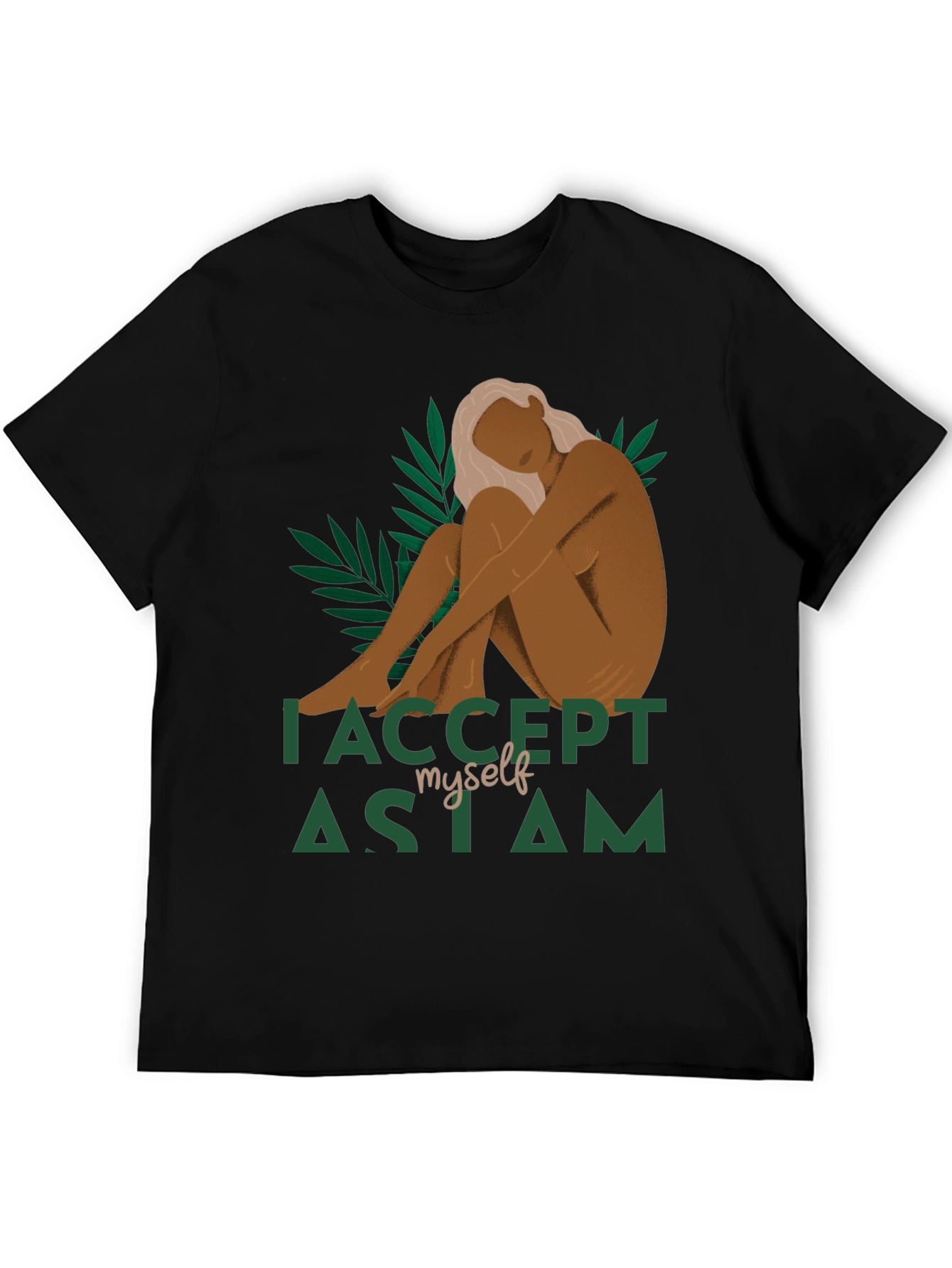 I Accept Myself As I Am Graphic Tee