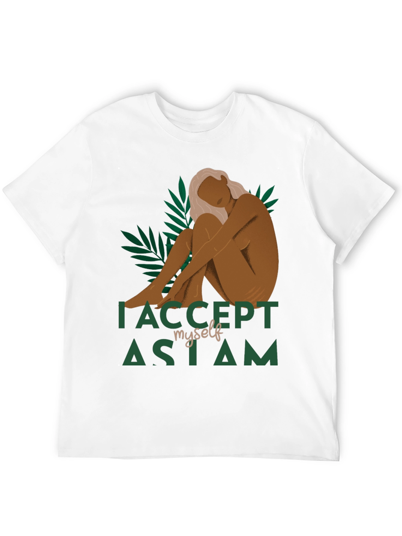 I Accept Myself As I Am Graphic Tee