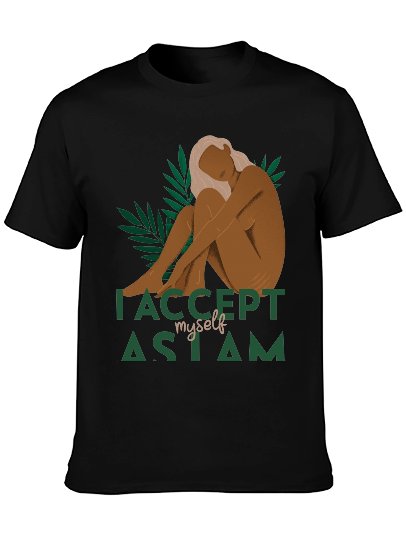 I Accept Myself As I Am Graphic Tee