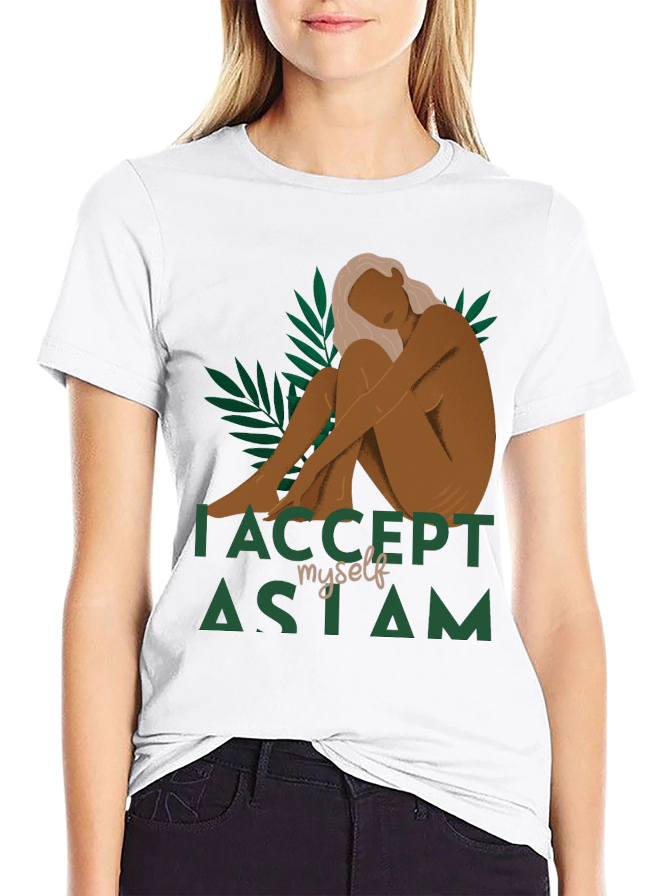 I Accept Myself As I Am Graphic Tee