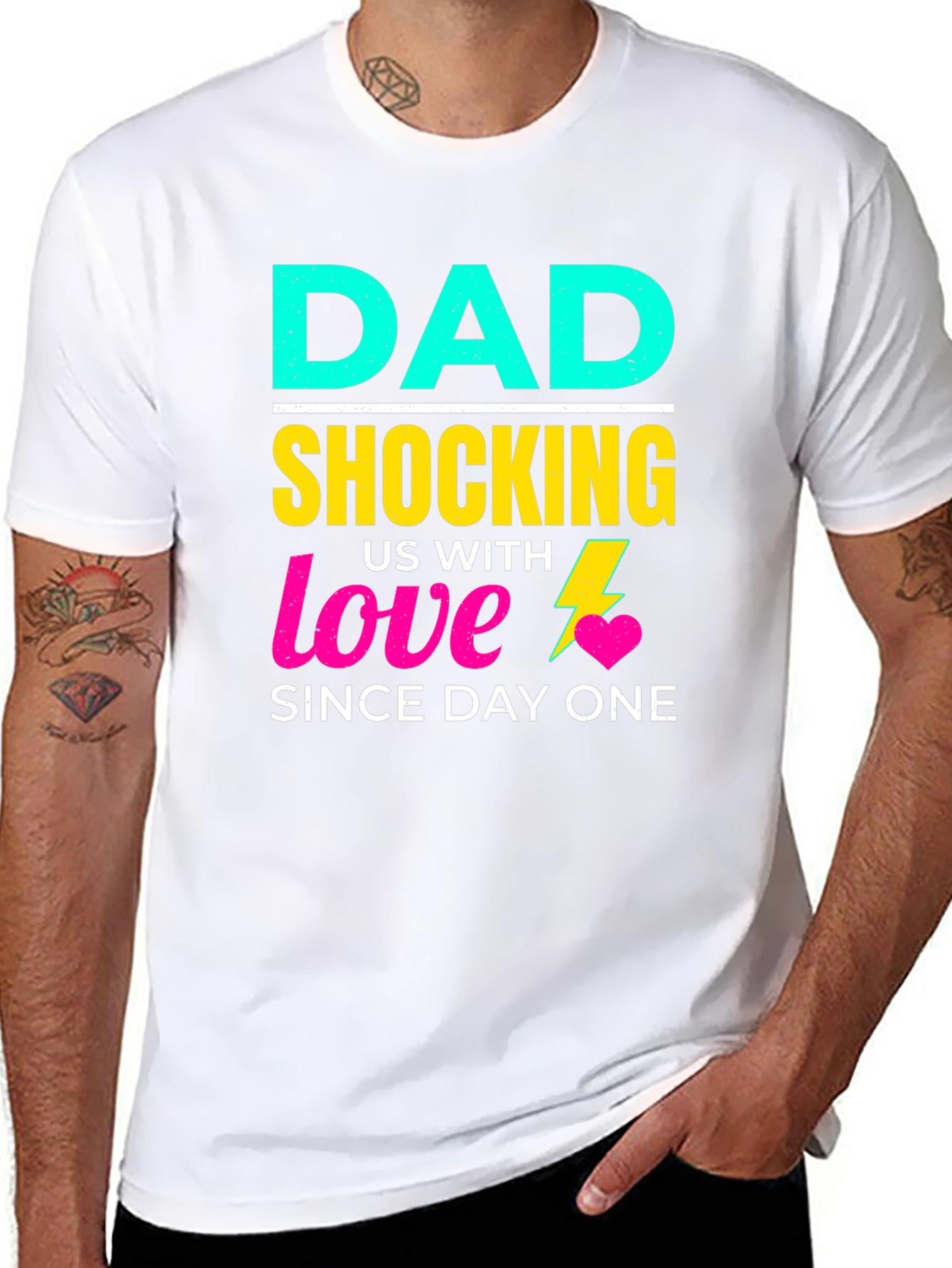 Funny Dad Shocking Love T-Shirt