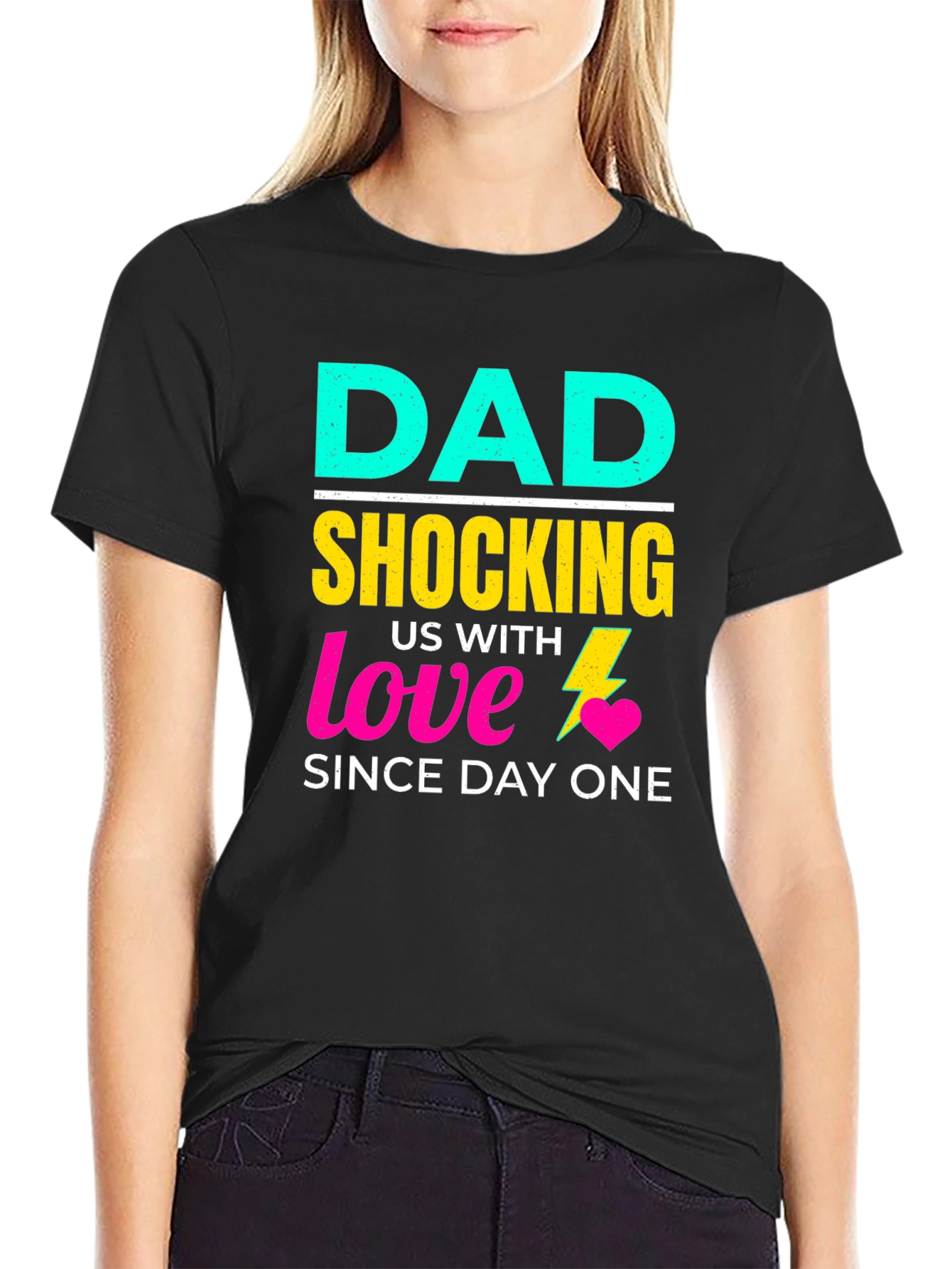 Funny Dad Shocking Love T-Shirt